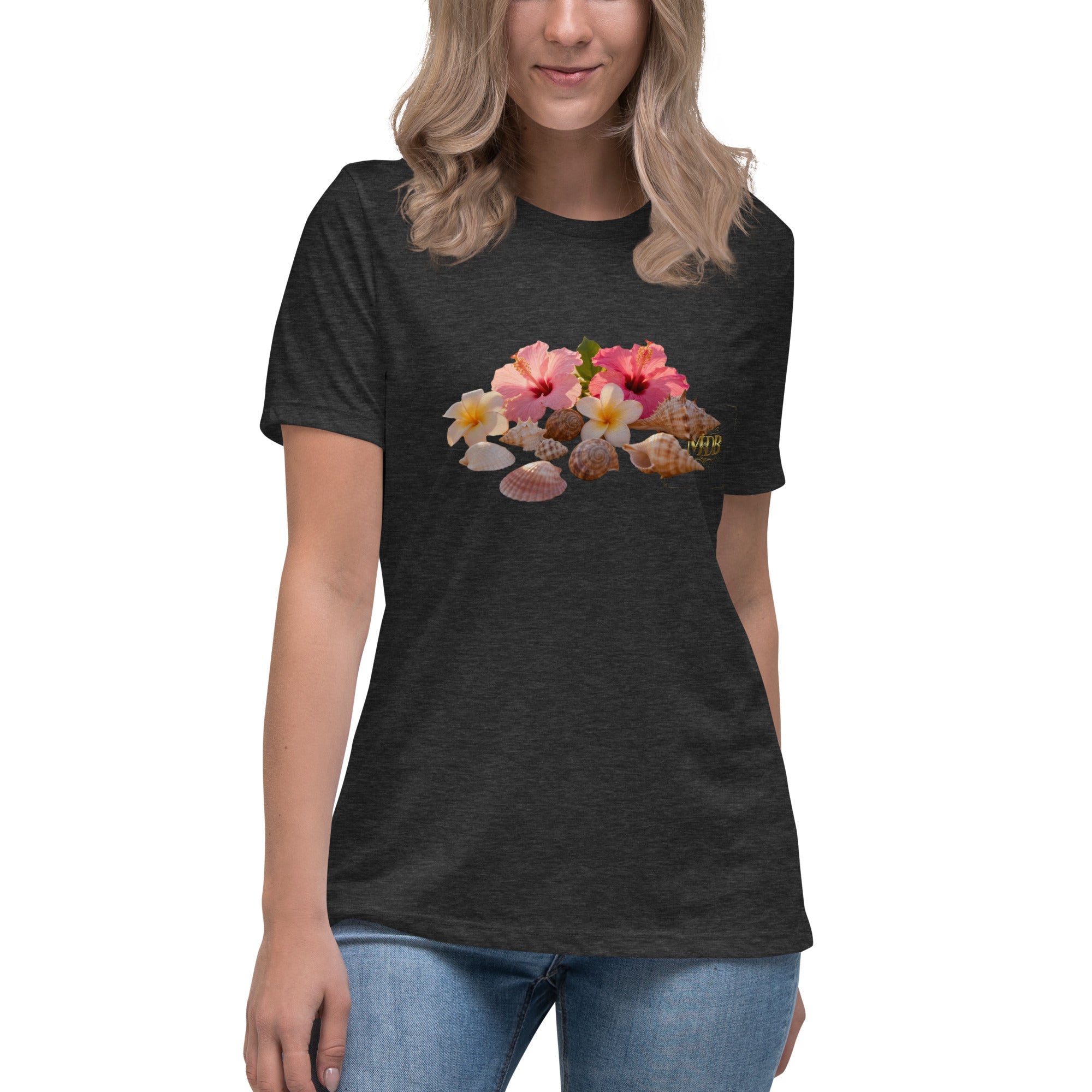 MDB Co. FLORAL Women's Relaxed T-Shirt - The Million Dollar Bill Co.