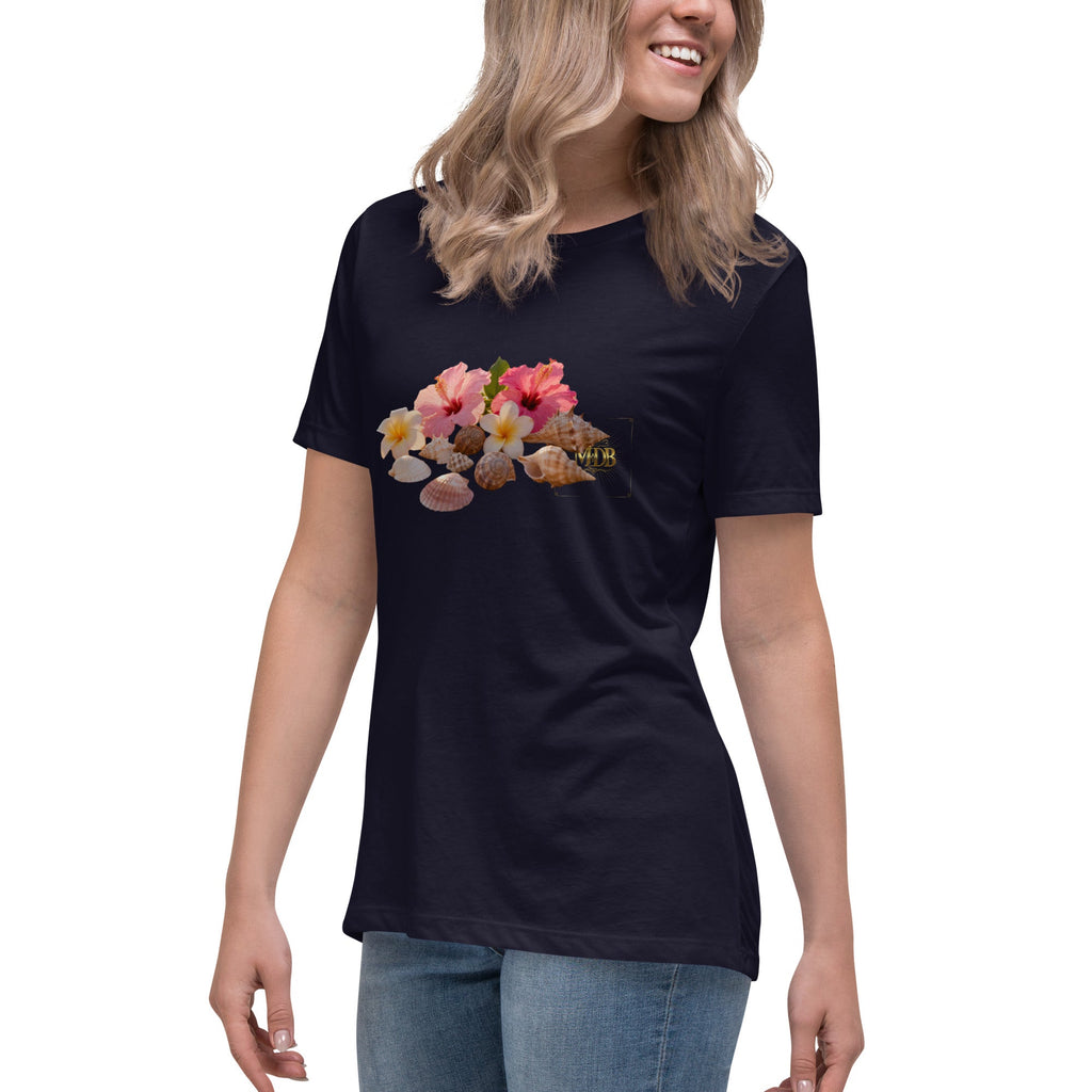 MDB Co. FLORAL Women's Relaxed T-Shirt - The Million Dollar Bill Co.