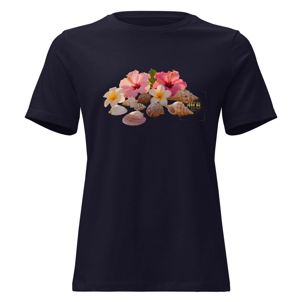 MDB Co. FLORAL Women's Relaxed T-Shirt - The Million Dollar Bill Co.