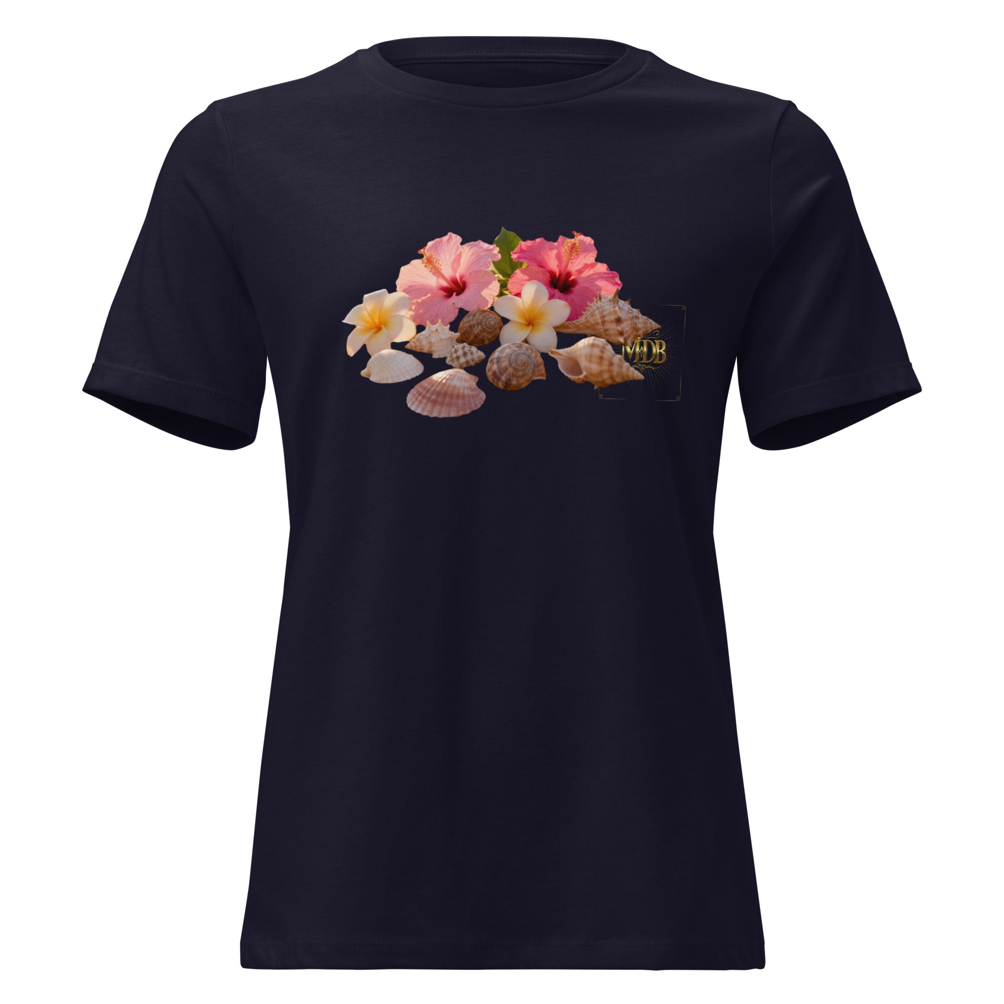 MDB Co. FLORAL Women's Relaxed T-Shirt - The Million Dollar Bill Co.