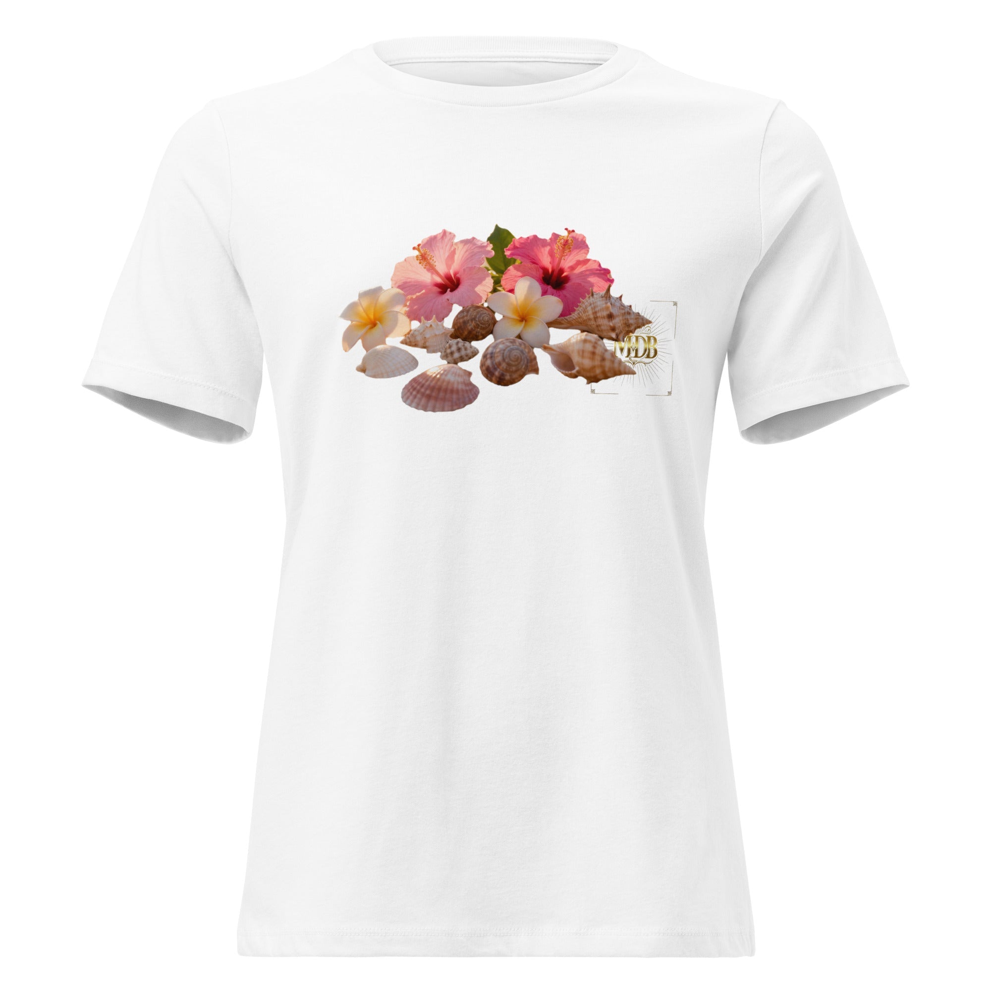 MDB Co. FLORAL Women's Relaxed T-Shirt - The Million Dollar Bill Co.