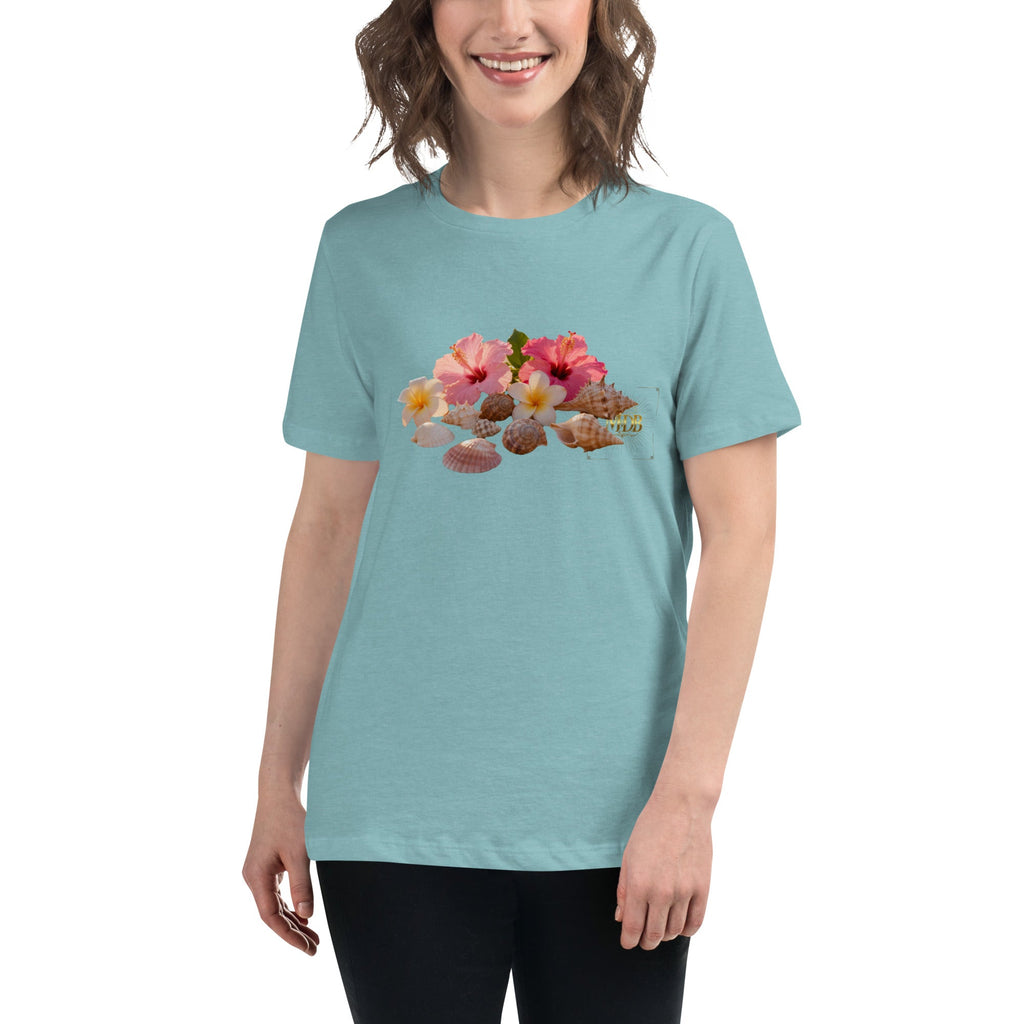 MDB Co. FLORAL Women's Relaxed T-Shirt - The Million Dollar Bill Co.