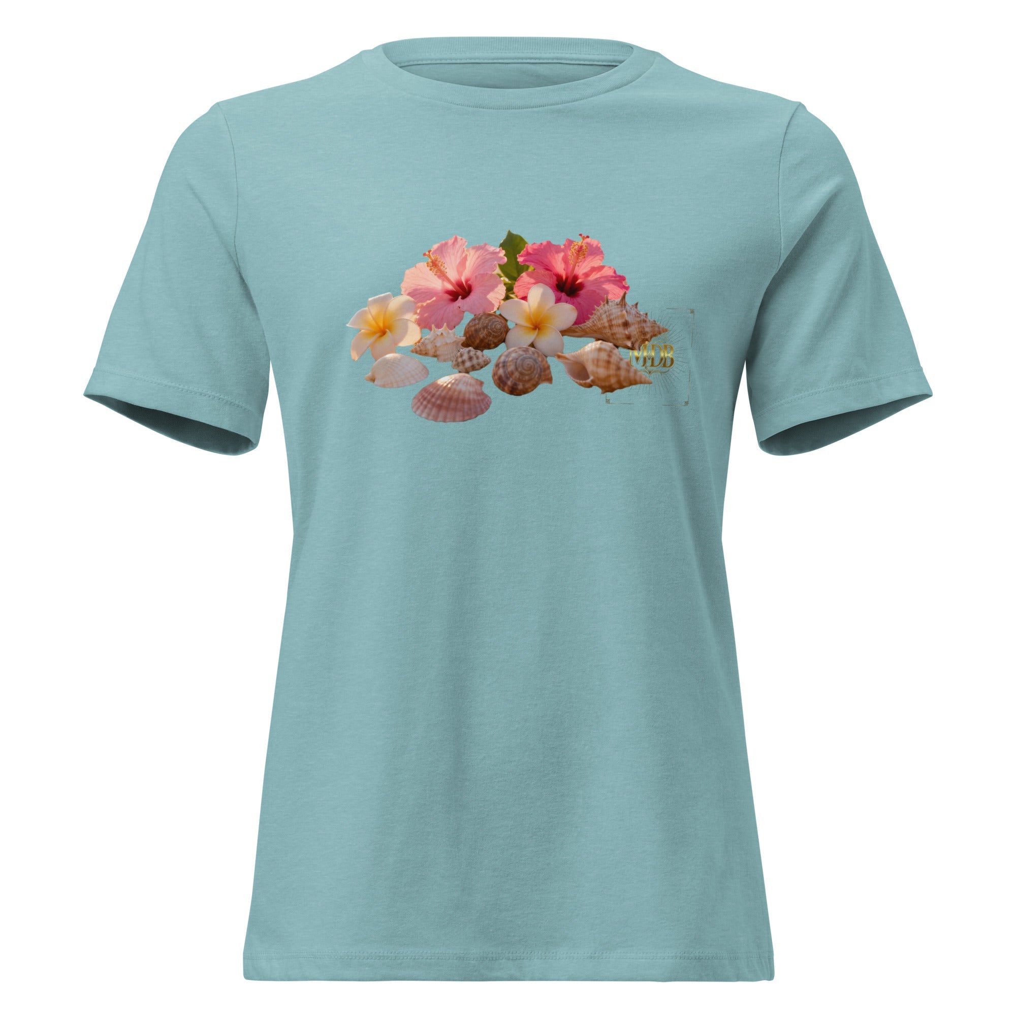 MDB Co. FLORAL Women's Relaxed T-Shirt - The Million Dollar Bill Co.