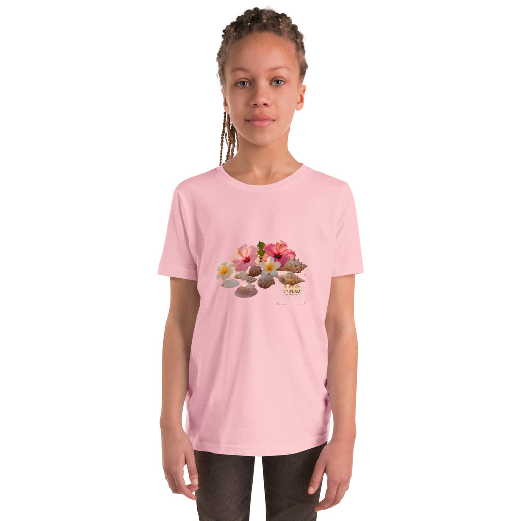 MDB Co. FLORAL Youth Short Sleeve T-Shirt - The Million Dollar Bill Co.