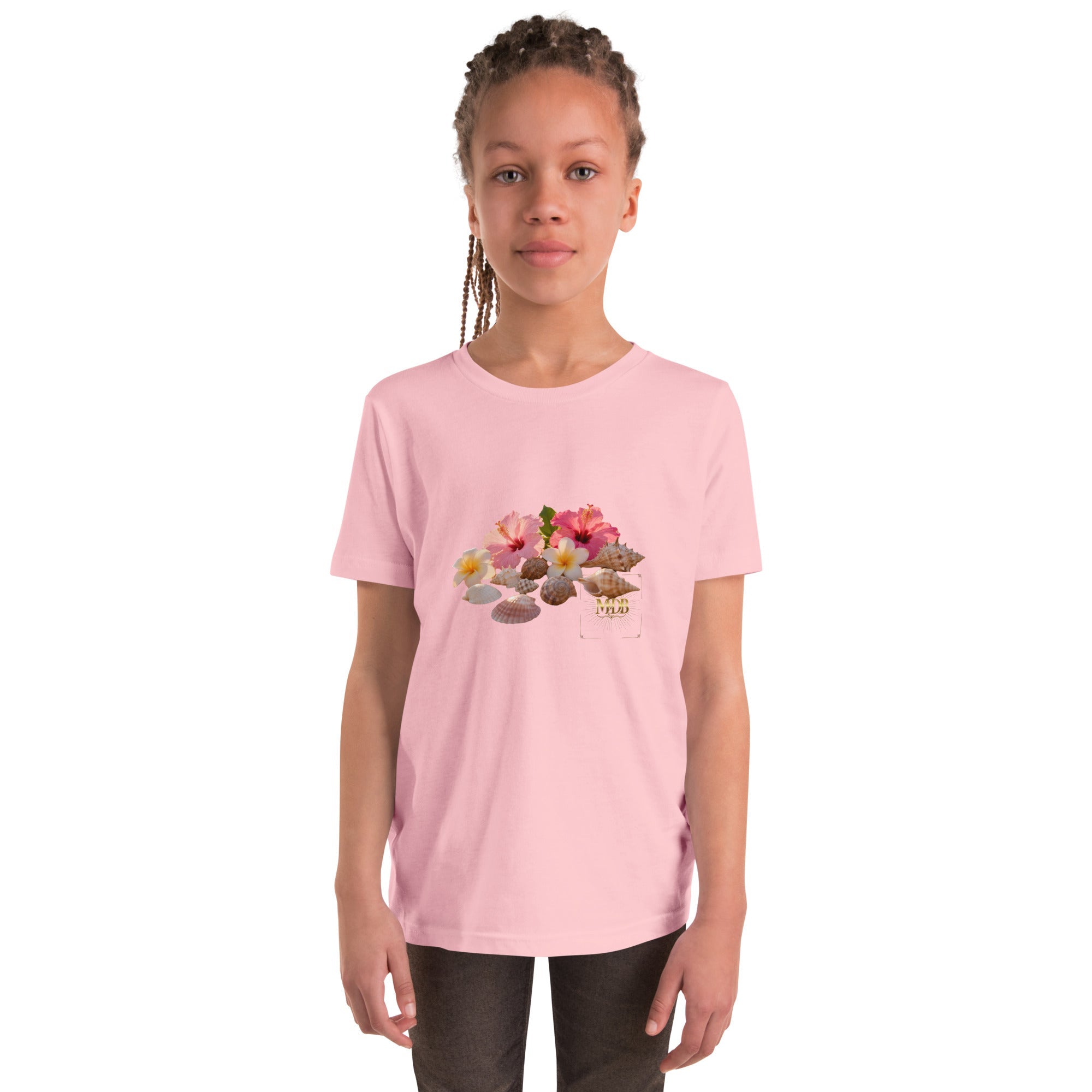 MDB Co. FLORAL Youth Short Sleeve T-Shirt - The Million Dollar Bill Co.
