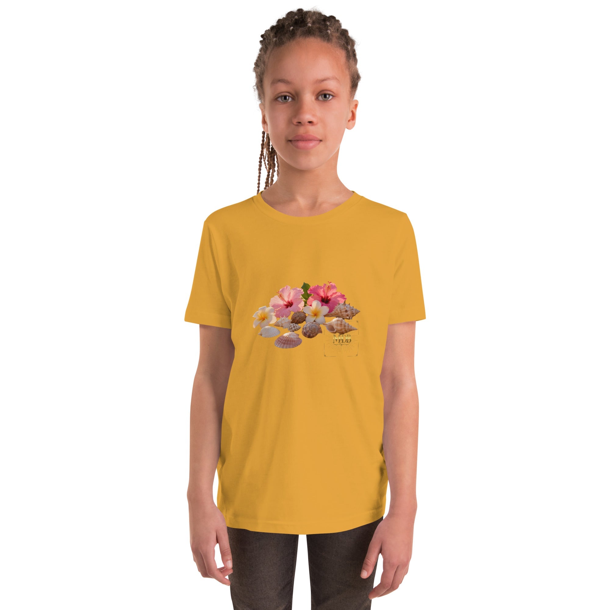 MDB Co. FLORAL Youth Short Sleeve T-Shirt - The Million Dollar Bill Co.