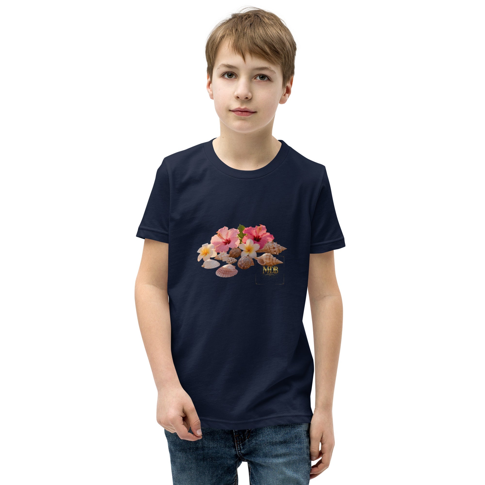 MDB Co. FLORAL Youth Short Sleeve T-Shirt - The Million Dollar Bill Co.