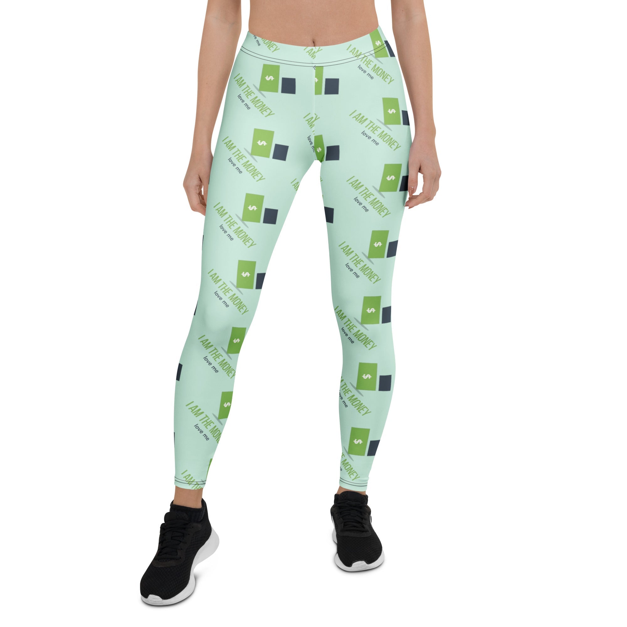 MDB Co. "I AM" THE MONEY Leggings - The Million Dollar Bill Co.