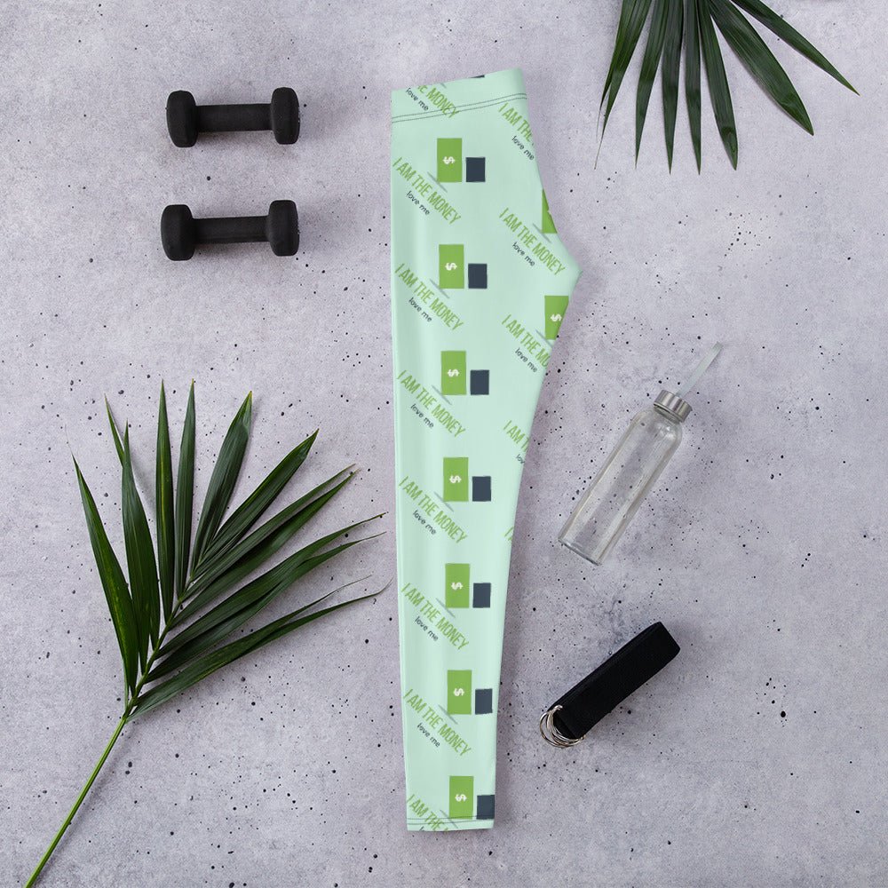 MDB Co. "I AM" THE MONEY Leggings - The Million Dollar Bill Co.