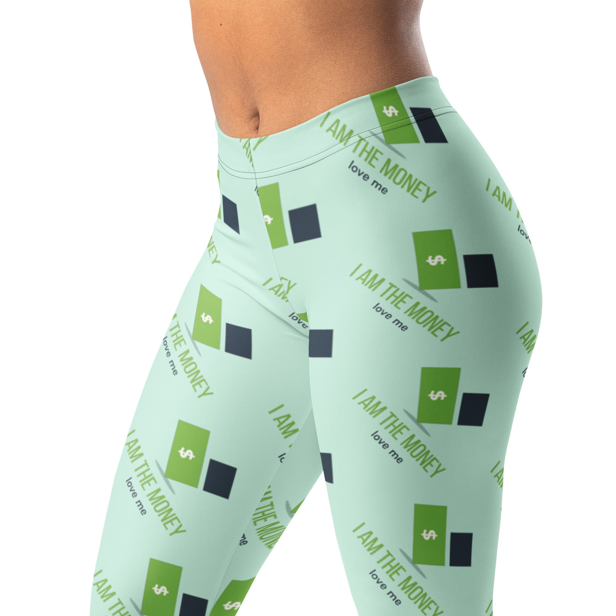MDB Co. "I AM" THE MONEY Leggings - The Million Dollar Bill Co.