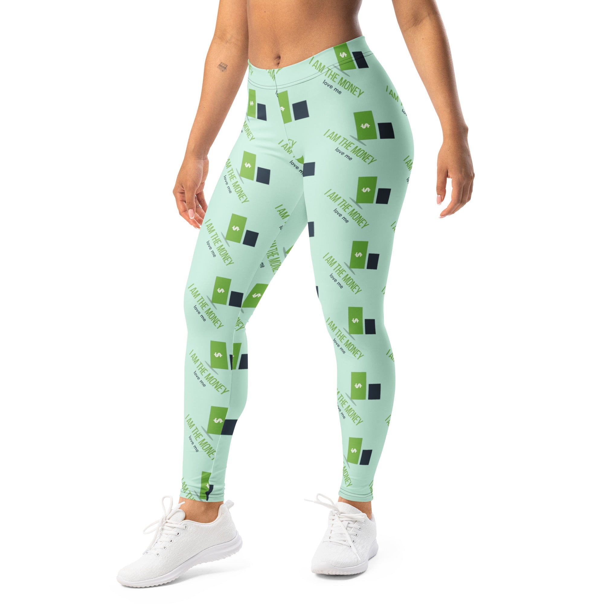 MDB Co. "I AM" THE MONEY Leggings - The Million Dollar Bill Co.