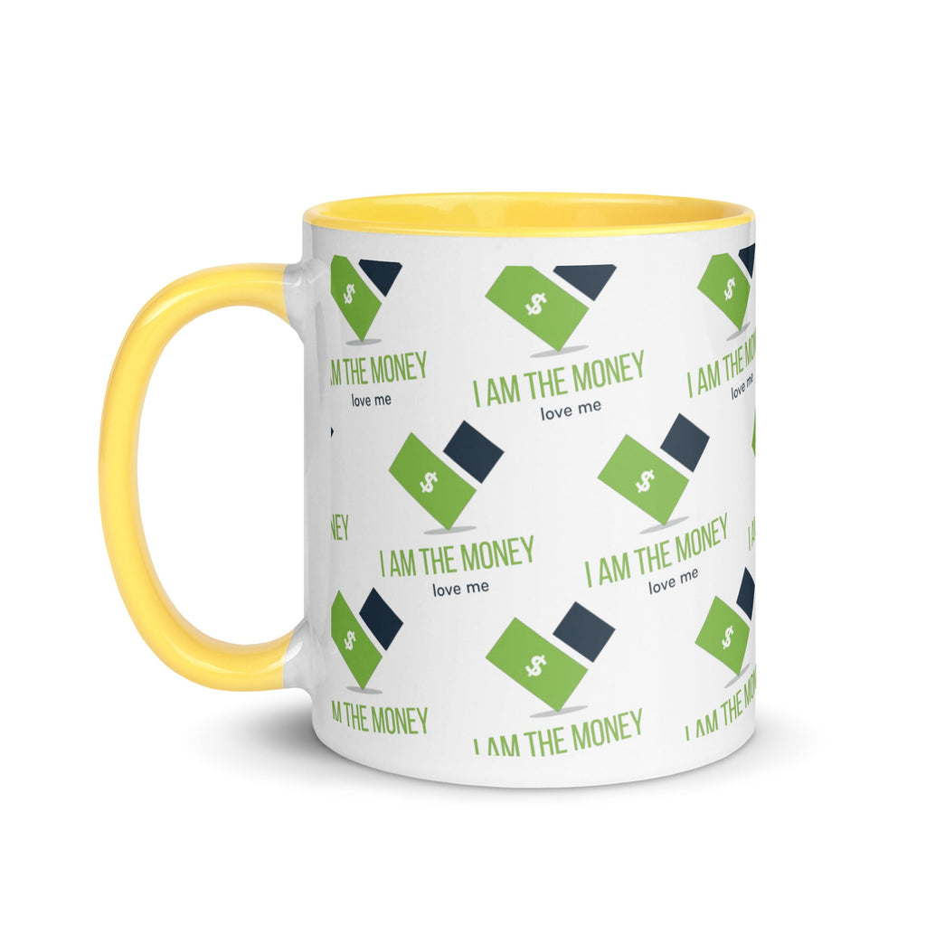MDB Co. "I AM" THE MONEY Mug with Color Inside - The Million Dollar Bill Co.