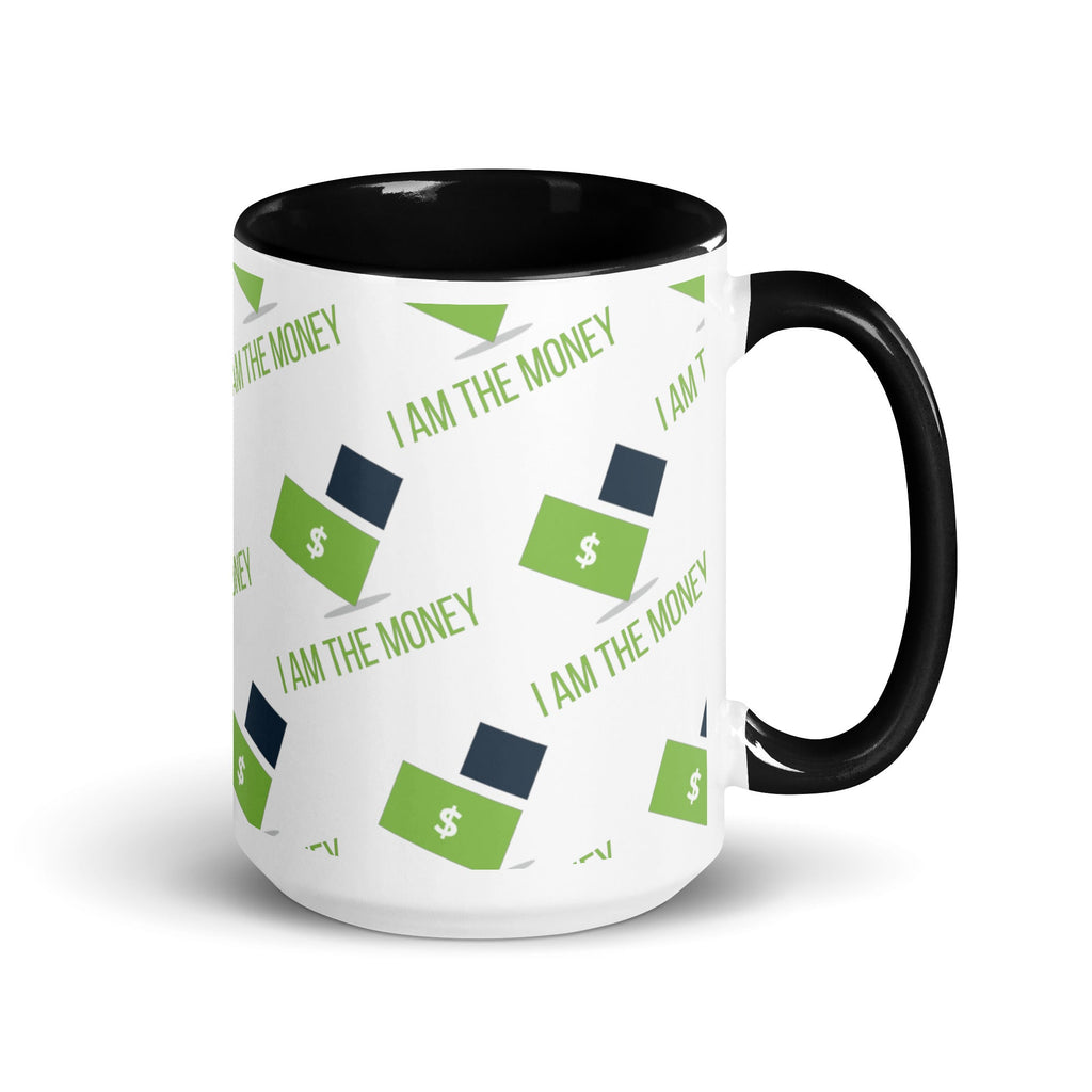 MDB Co. "I AM" THE MONEY Mug with Color Inside - The Million Dollar Bill Co.