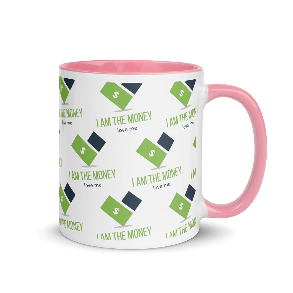 MDB Co. "I AM" THE MONEY Mug with Color Inside - The Million Dollar Bill Co.