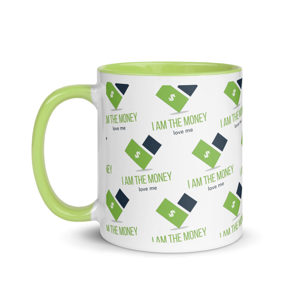 MDB Co. "I AM" THE MONEY Mug with Color Inside - The Million Dollar Bill Co.