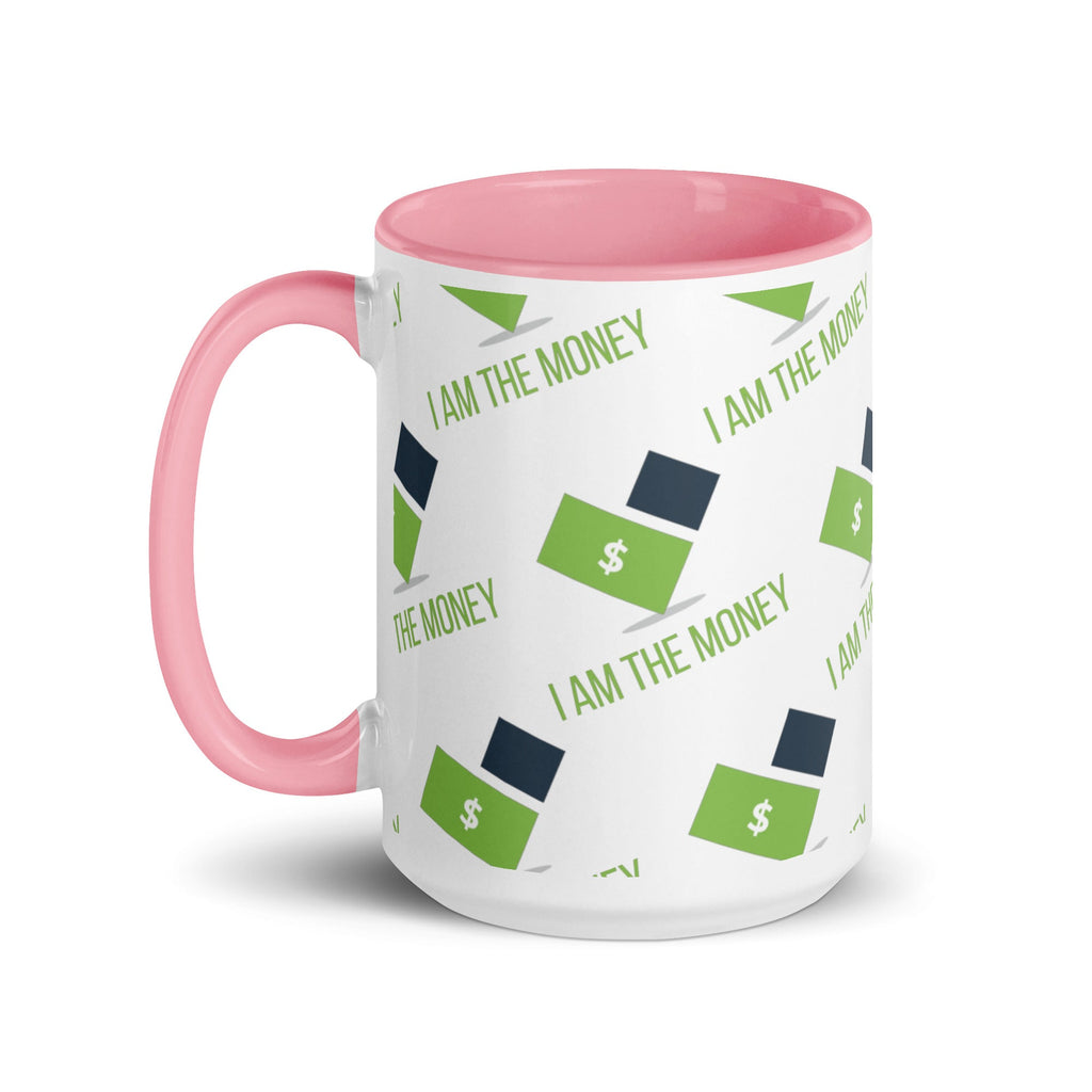 MDB Co. "I AM" THE MONEY Mug with Color Inside - The Million Dollar Bill Co.