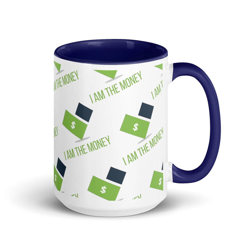 MDB Co. "I AM" THE MONEY Mug with Color Inside - The Million Dollar Bill Co.