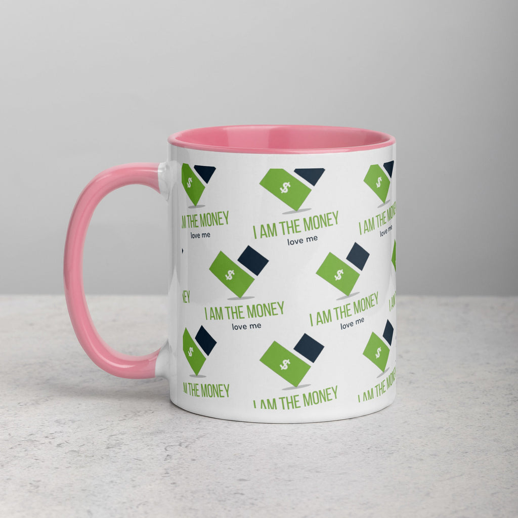 MDB Co. "I AM" THE MONEY Mug with Color Inside - The Million Dollar Bill Co.