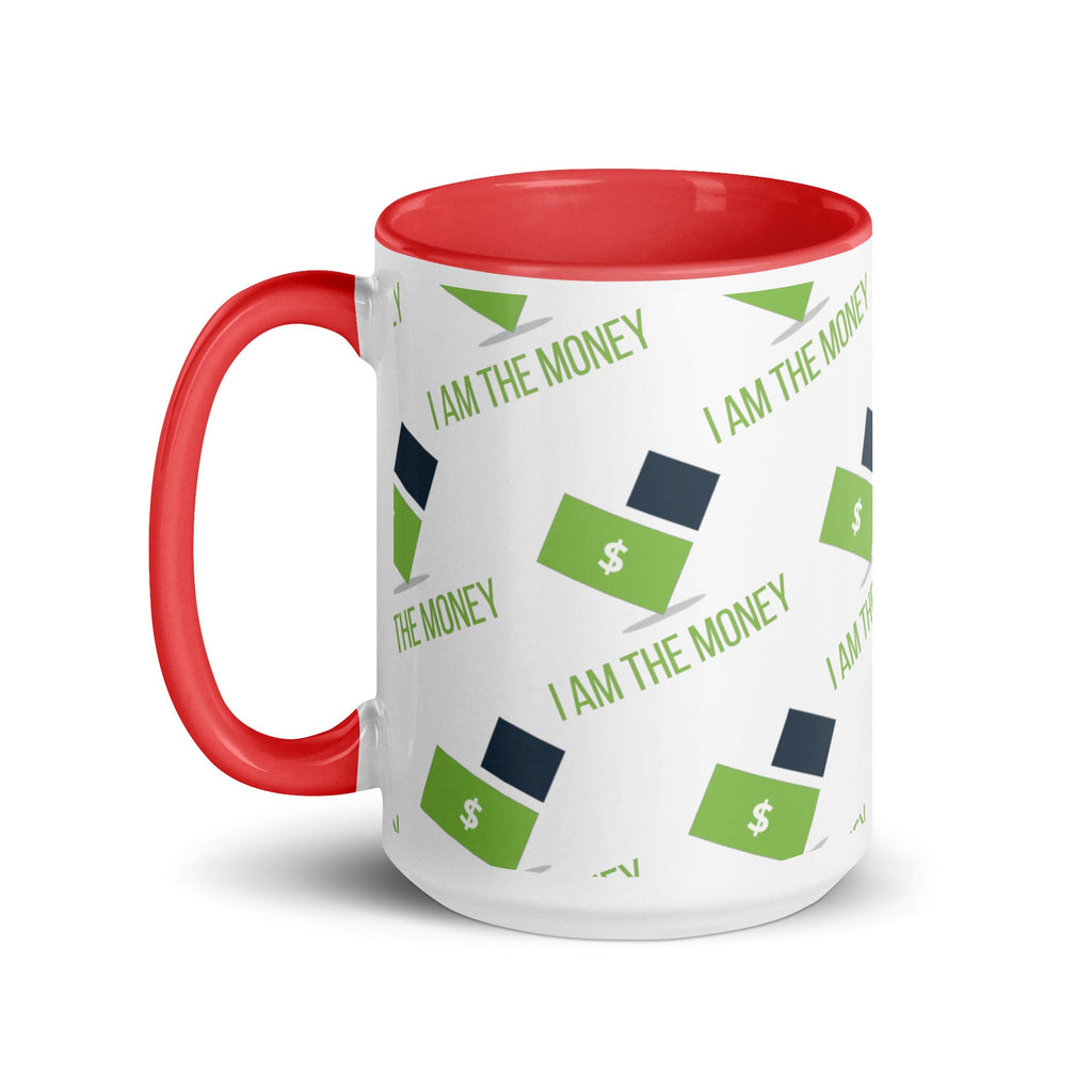 MDB Co. "I AM" THE MONEY Mug with Color Inside - The Million Dollar Bill Co.