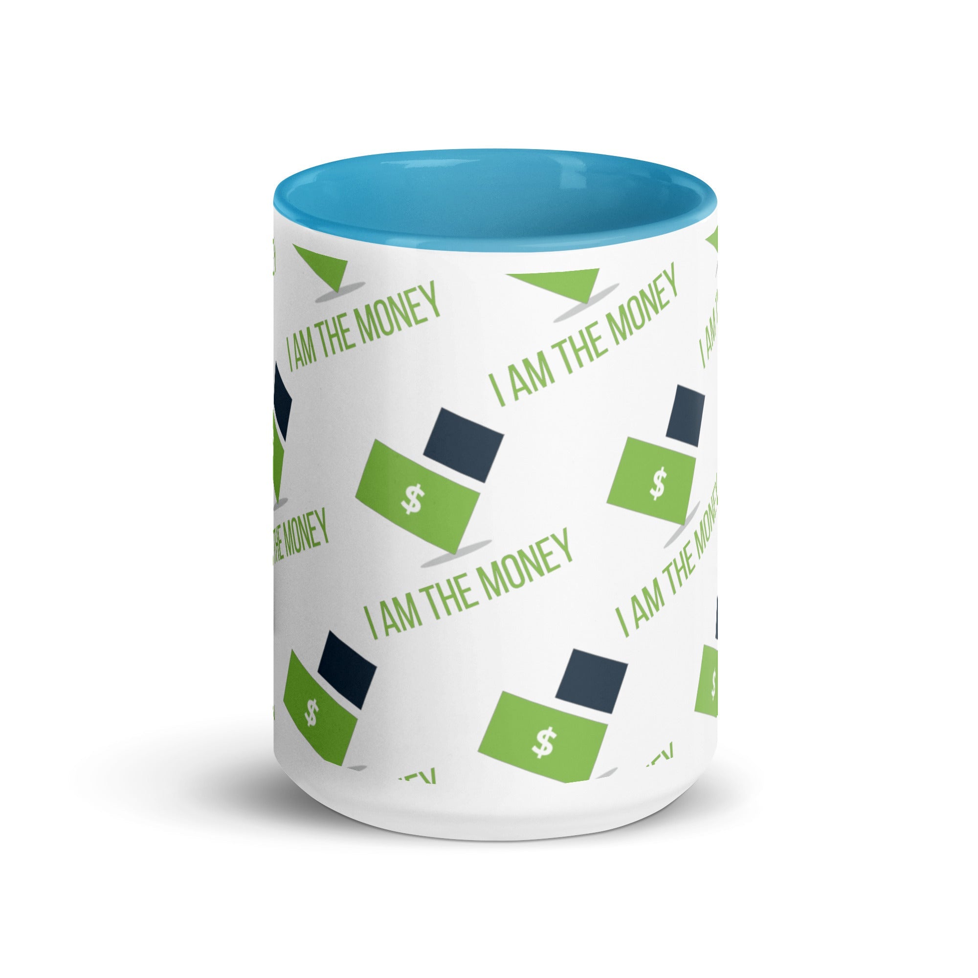 MDB Co. "I AM" THE MONEY Mug with Color Inside - The Million Dollar Bill Co.