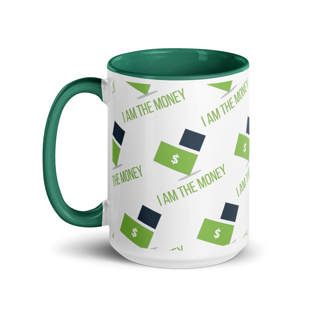 MDB Co. "I AM" THE MONEY Mug with Color Inside - The Million Dollar Bill Co.