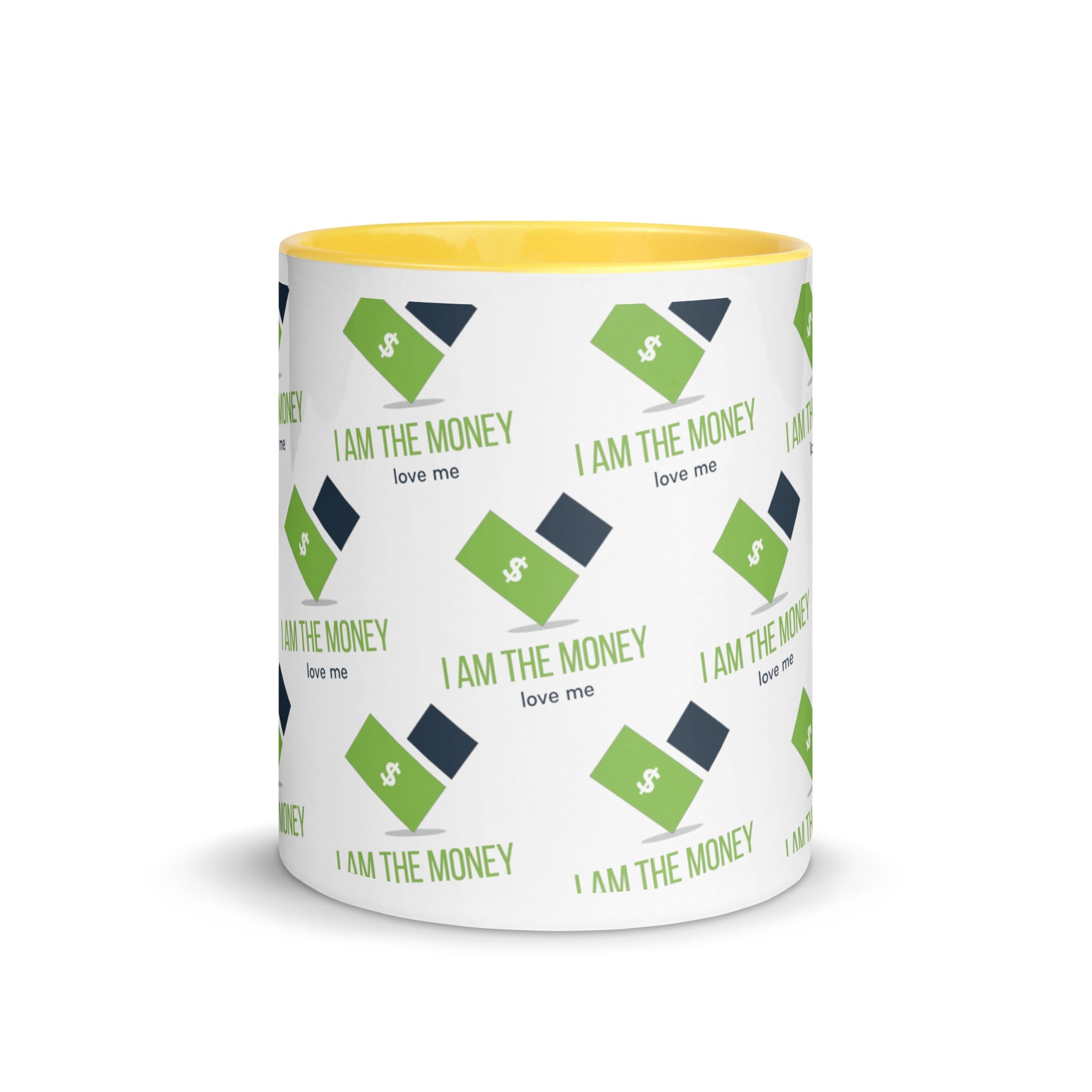 MDB Co. "I AM" THE MONEY Mug with Color Inside - The Million Dollar Bill Co.