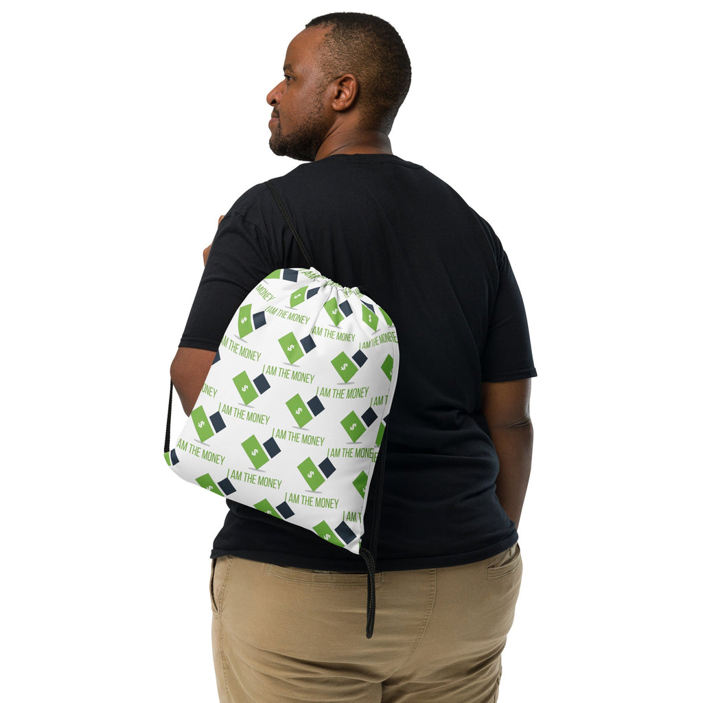 MDB Co. "I AM" THE MONEY UNISEX Drawstring bag - The Million Dollar Bill Co.