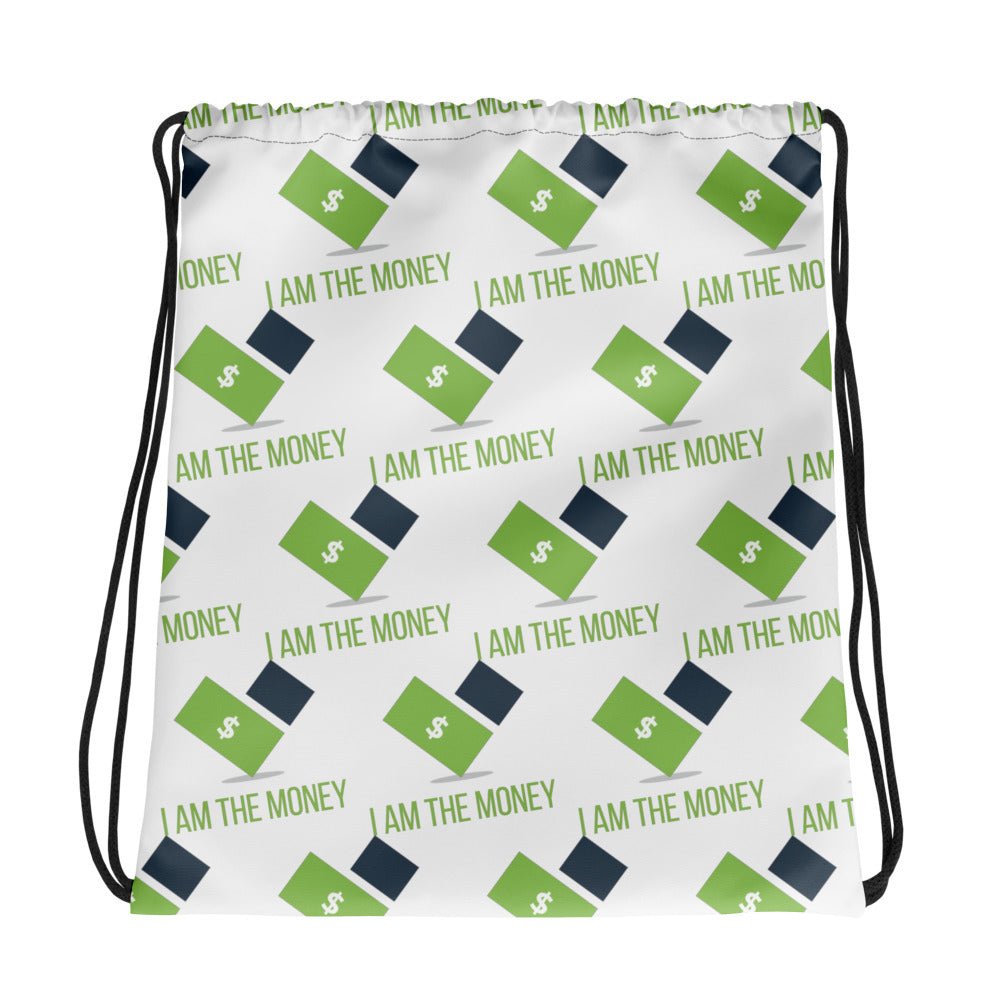 MDB Co. "I AM" THE MONEY UNISEX Drawstring bag - The Million Dollar Bill Co.
