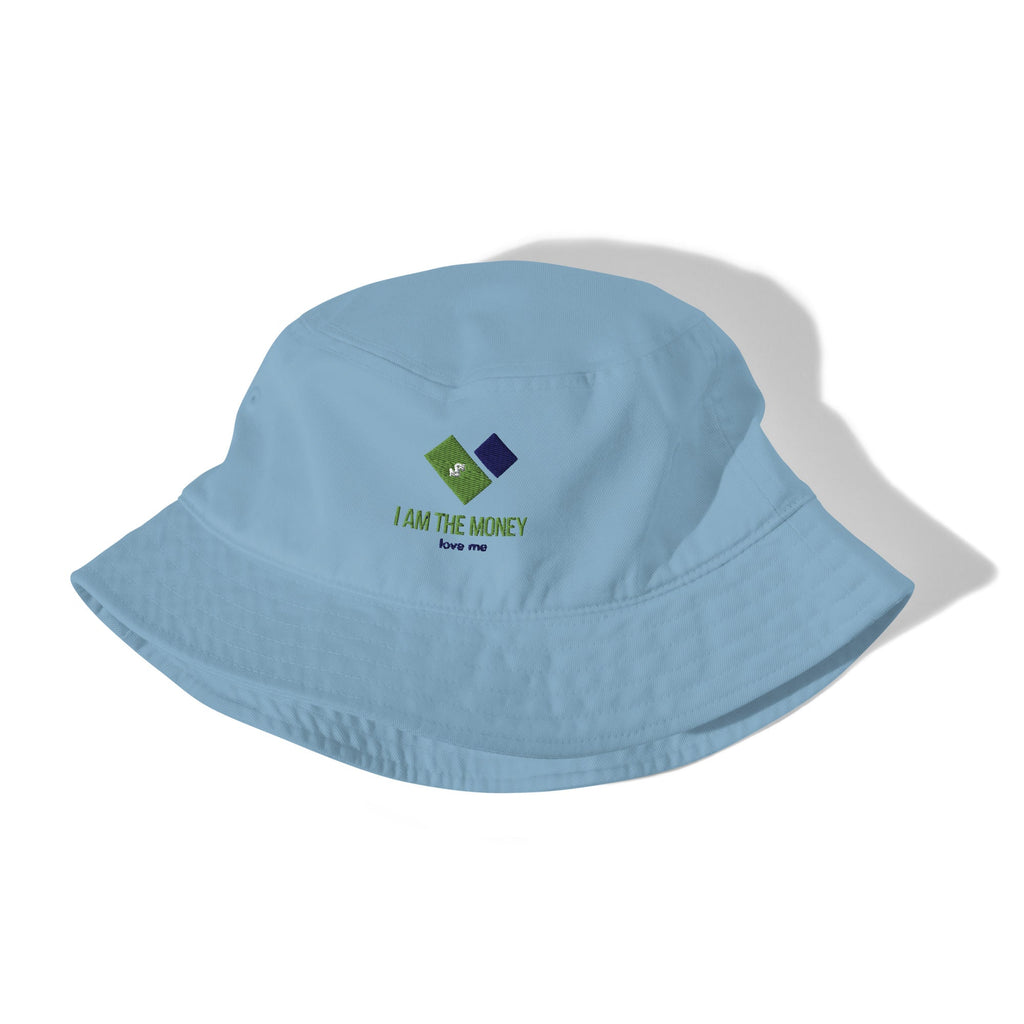 MDB Co. 'I AM" THE MONEY UNISEX Organic bucket hat - The Million Dollar Bill Co.