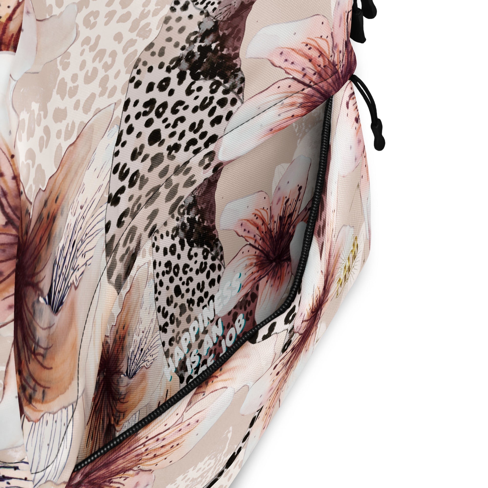 MDB Co. Leopard Flora Backpack - The Million Dollar Bill Co. CUT-SEW