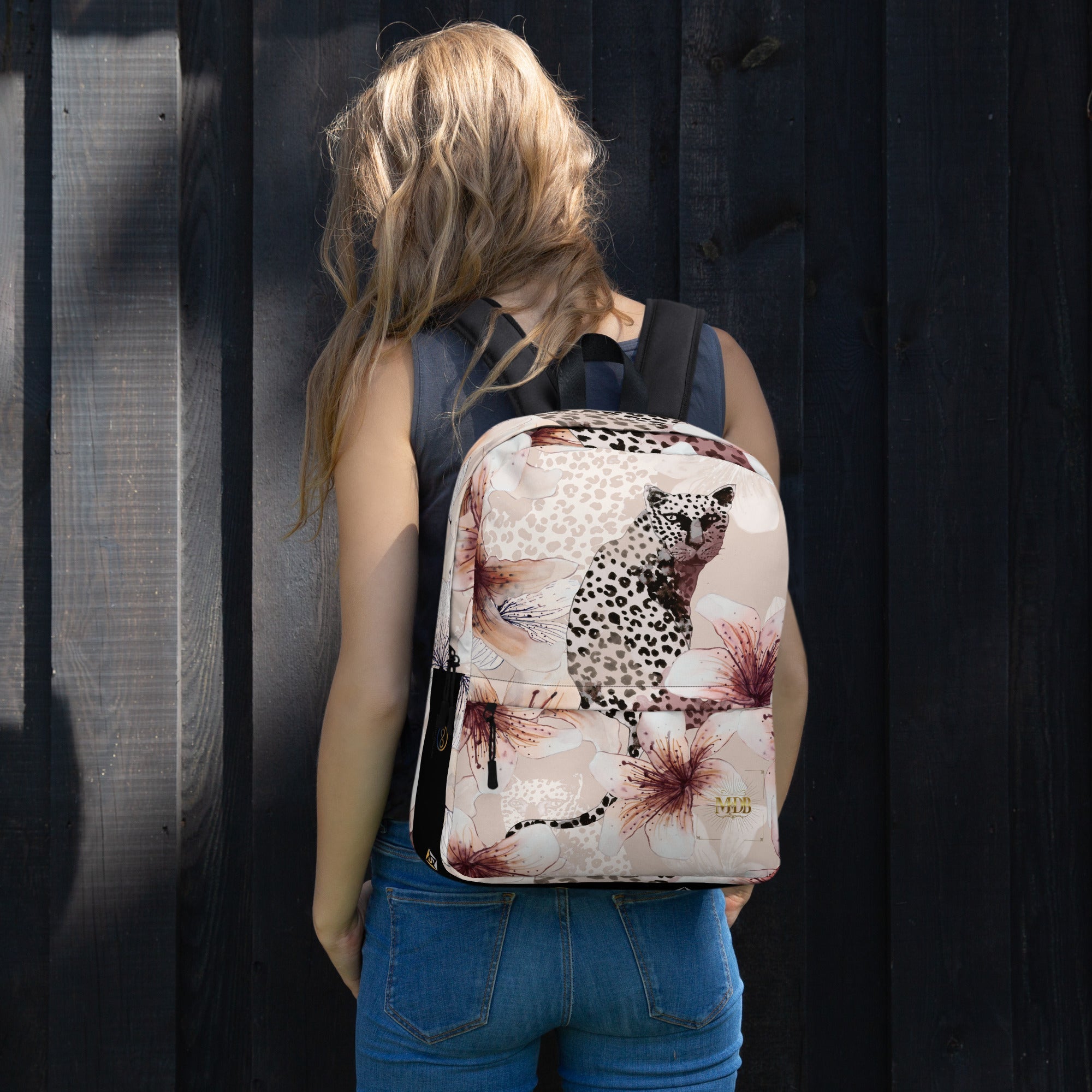 MDB Co. Leopard Flora Backpack - The Million Dollar Bill Co. CUT-SEW