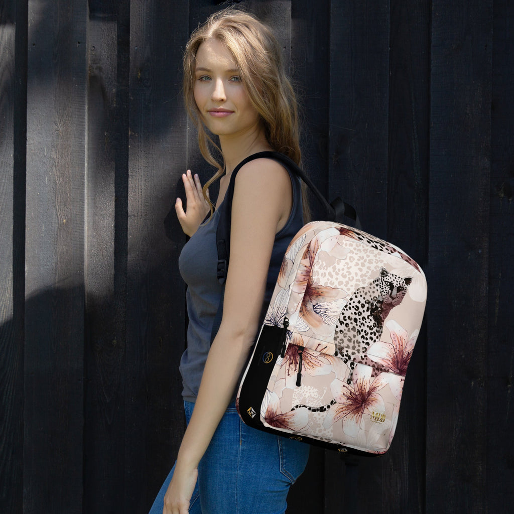 MDB Co. Leopard Flora Backpack - The Million Dollar Bill Co. CUT-SEW