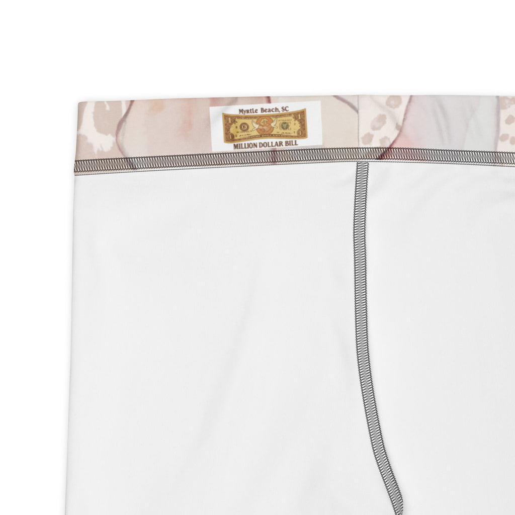 MDB Co. Leopard Flora Capri Leggings - The Million Dollar Bill Co. CUT-SEW