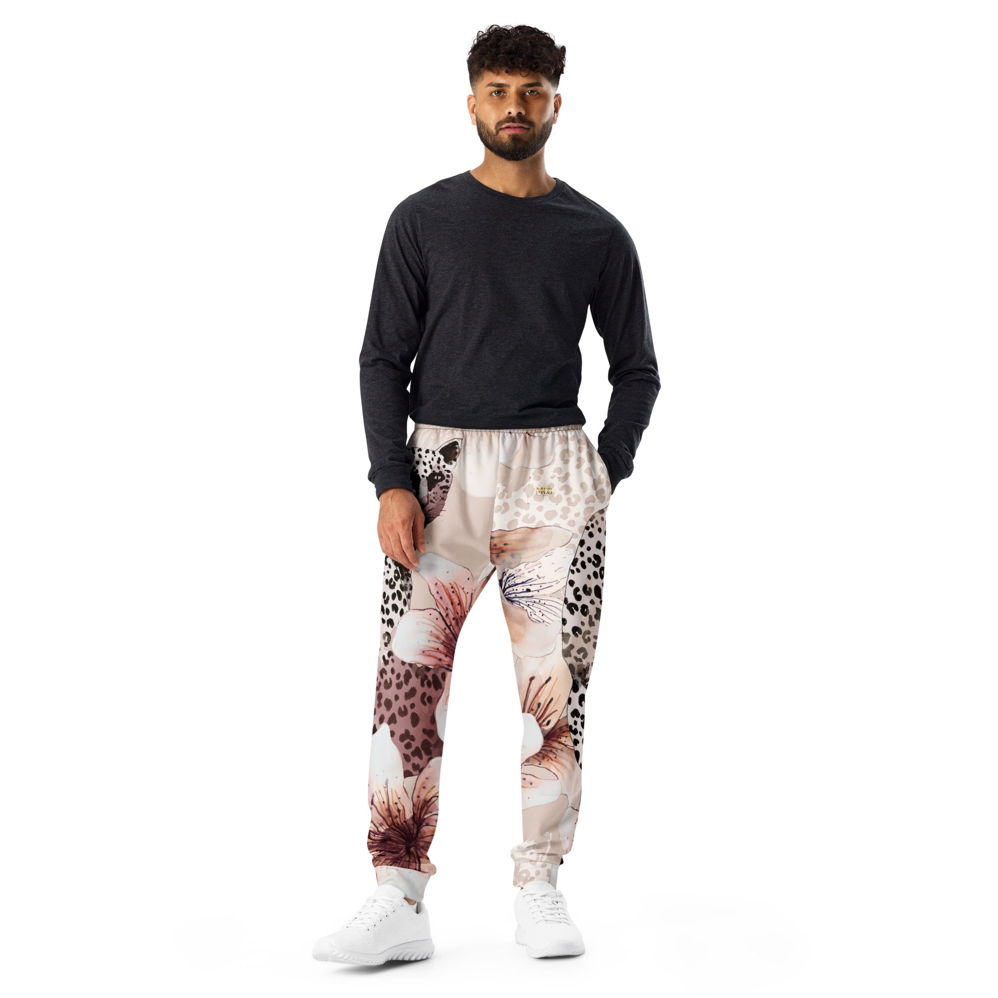 MDB Co. Leopard Blossom Men's Joggers - The Million Dollar Bill Co.