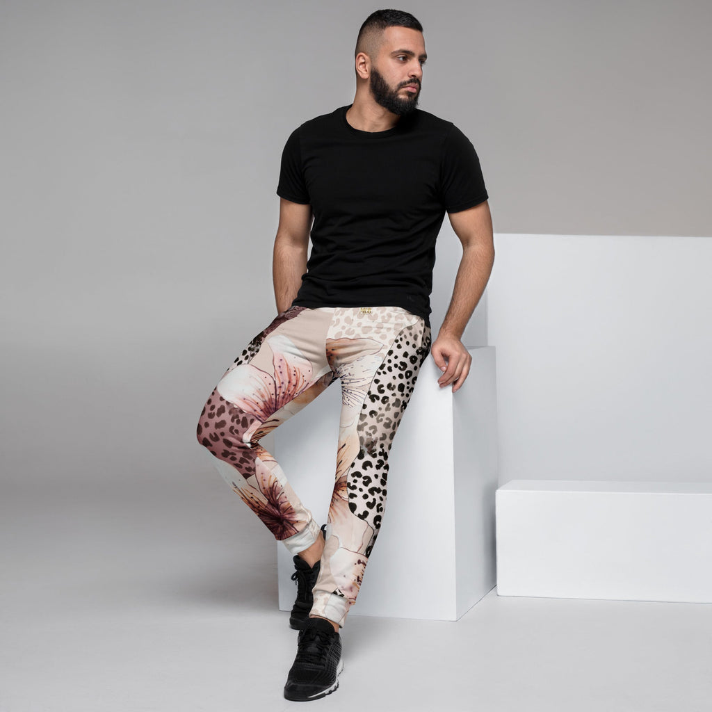 MDB Co. Leopard Blossom Men's Joggers - The Million Dollar Bill Co.