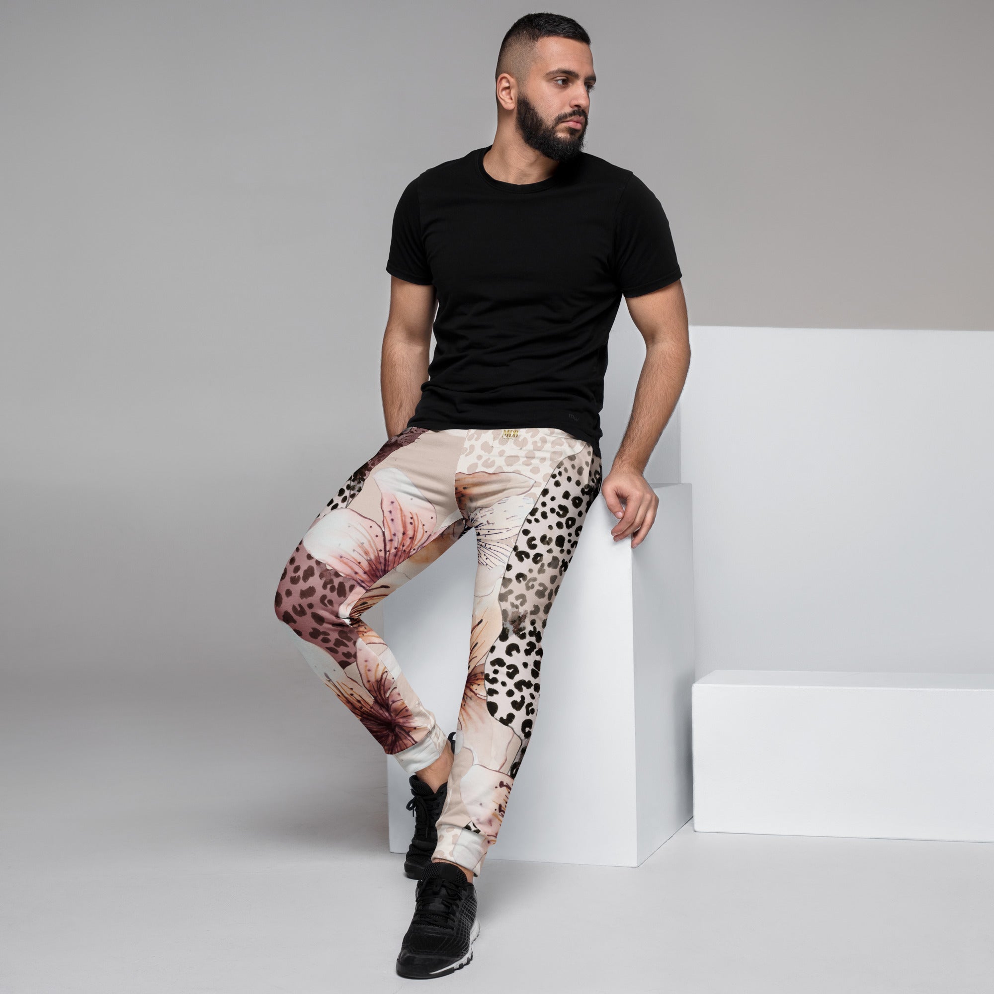 MDB Co. Leopard Blossom Men's Joggers - The Million Dollar Bill Co.