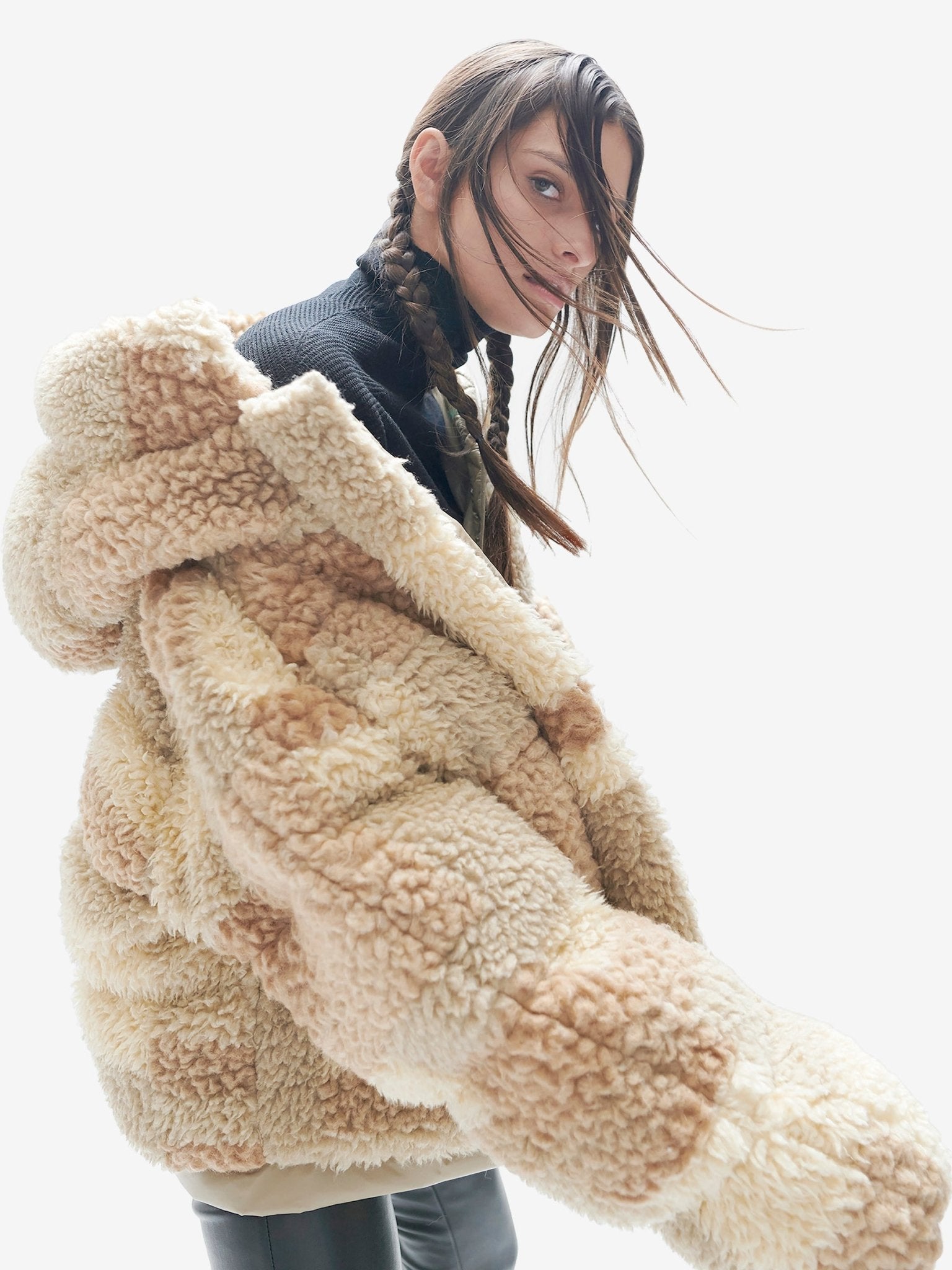 MDB Co. Presents a Sherpa Down Puffer - Natural Mix - The Million Dollar Bill Co.