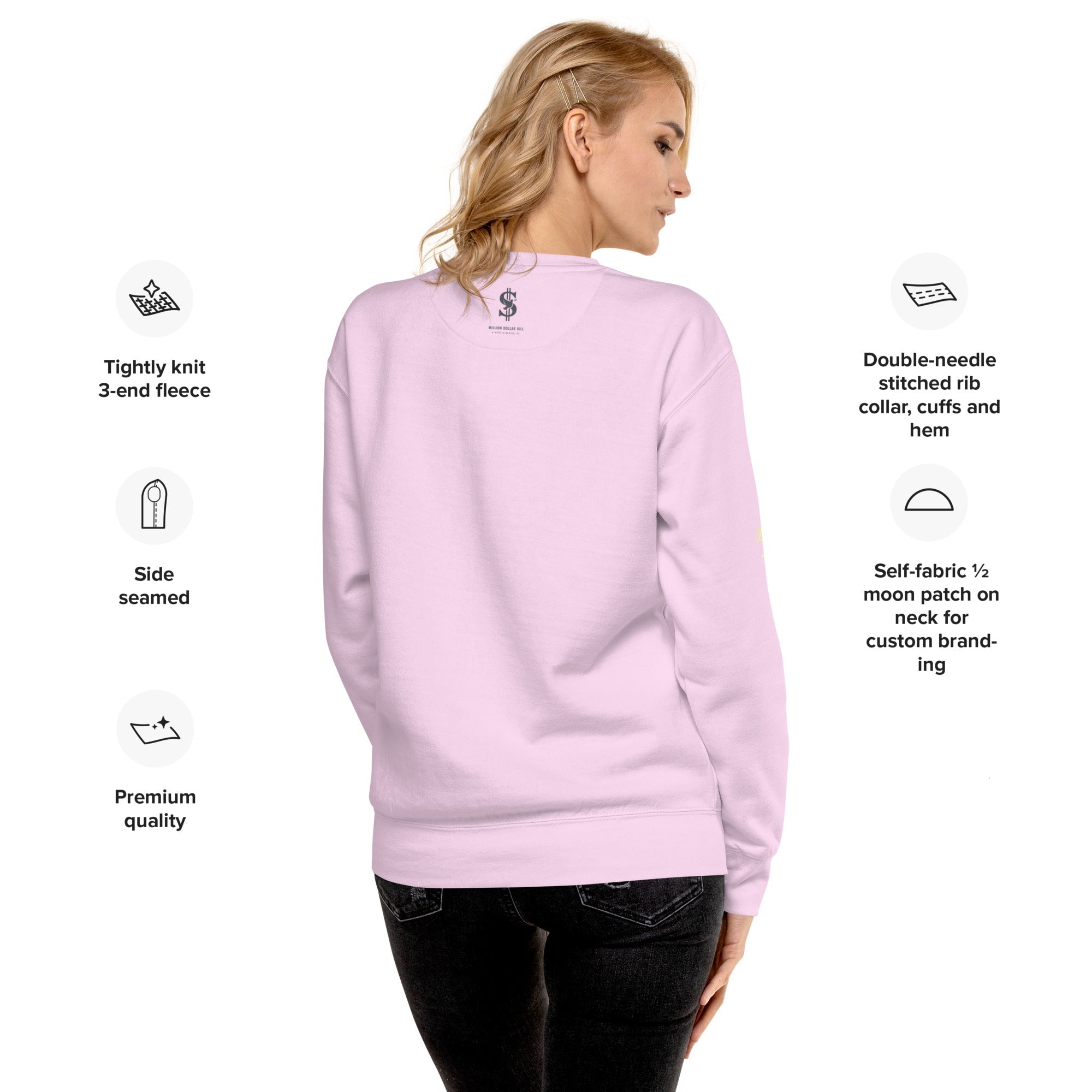 MDB Co. RADIATE Unisex Premium Sweatshirt - The Million Dollar Bill Co.