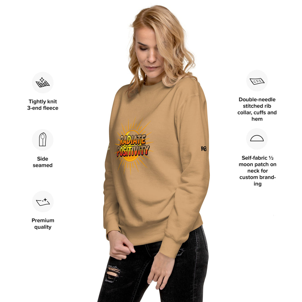 MDB Co. RADIATE Unisex Premium Sweatshirt - The Million Dollar Bill Co.