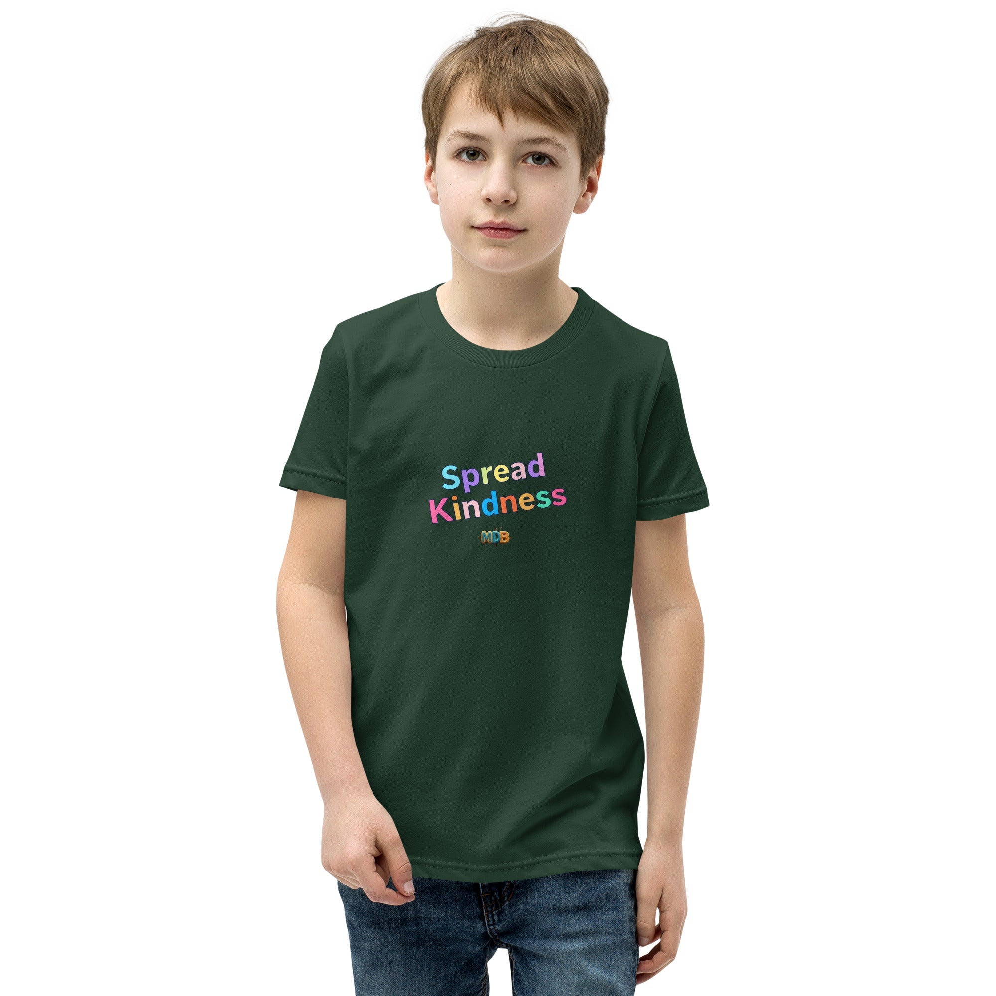 MDB Co. SPREAD KINDNESS Youth Short Sleeve T-Shirt - The Million Dollar Bill Co.