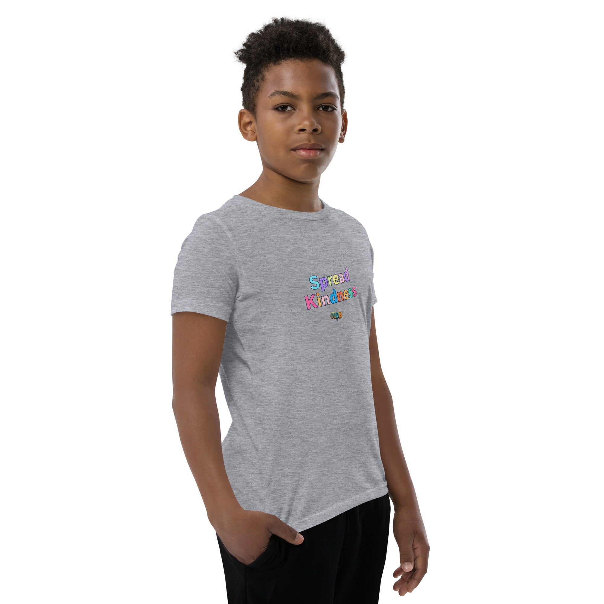 MDB Co. SPREAD KINDNESS Youth Short Sleeve T-Shirt - The Million Dollar Bill Co.
