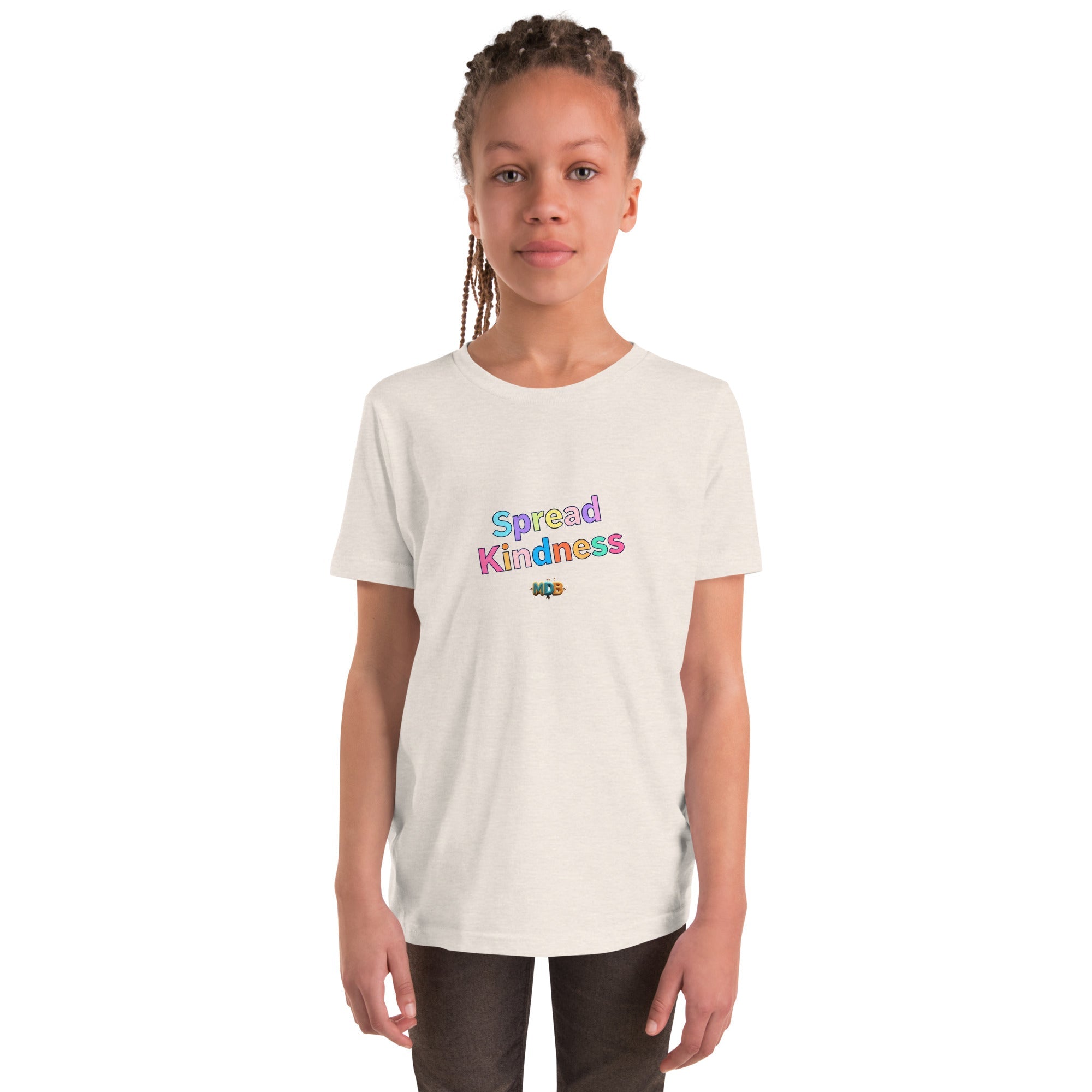 MDB Co. SPREAD KINDNESS Youth Short Sleeve T-Shirt - The Million Dollar Bill Co.