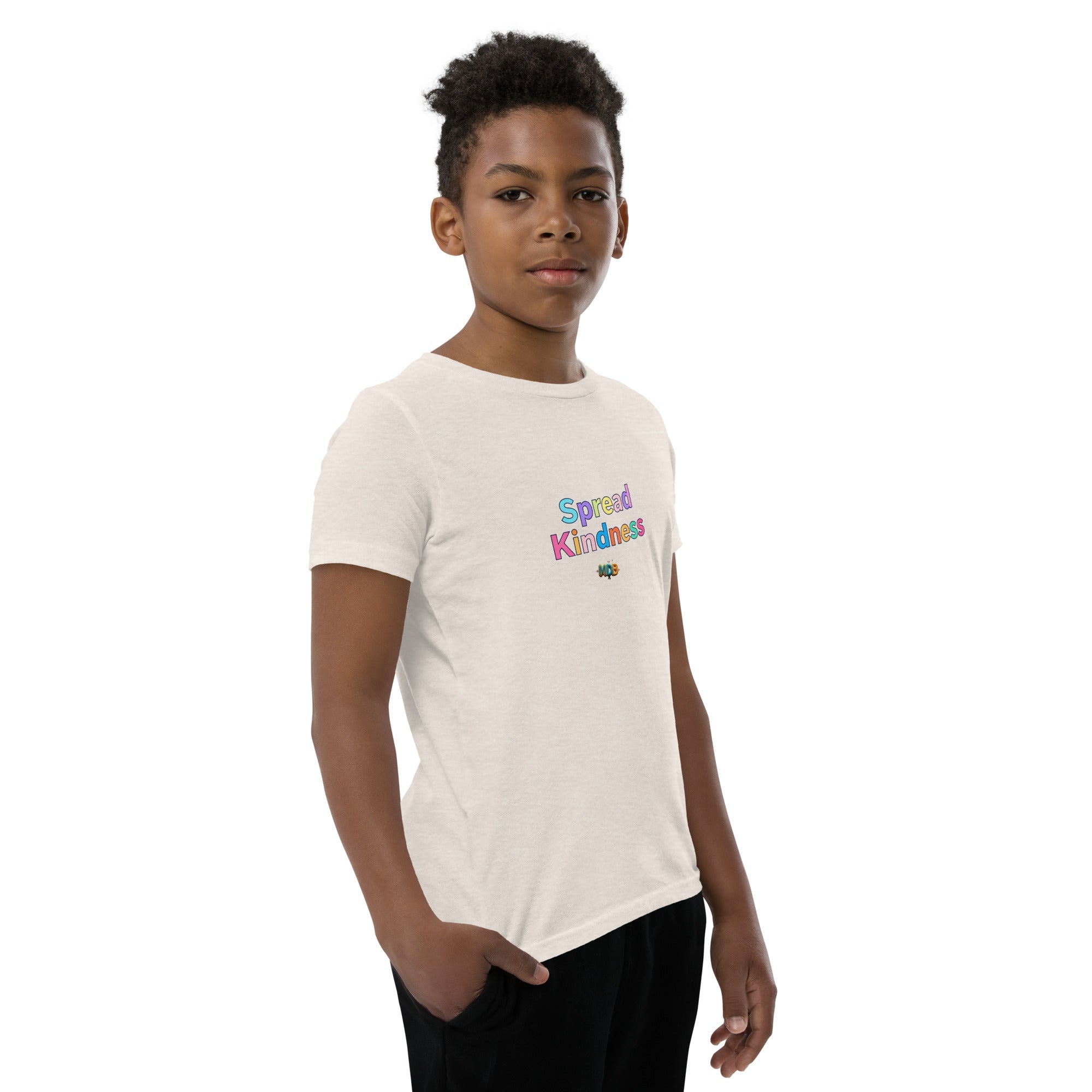 MDB Co. SPREAD KINDNESS Youth Short Sleeve T-Shirt - The Million Dollar Bill Co.