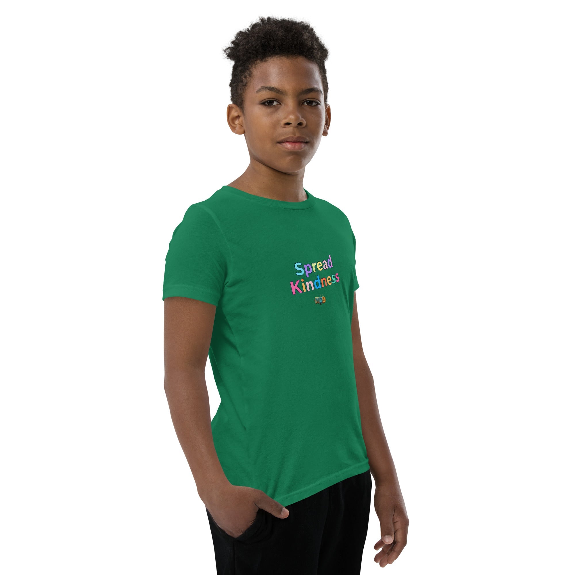 MDB Co. SPREAD KINDNESS Youth Short Sleeve T-Shirt - The Million Dollar Bill Co.