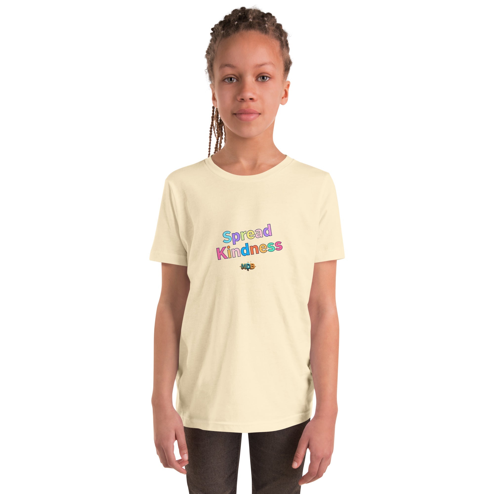 MDB Co. SPREAD KINDNESS Youth Short Sleeve T-Shirt - The Million Dollar Bill Co.