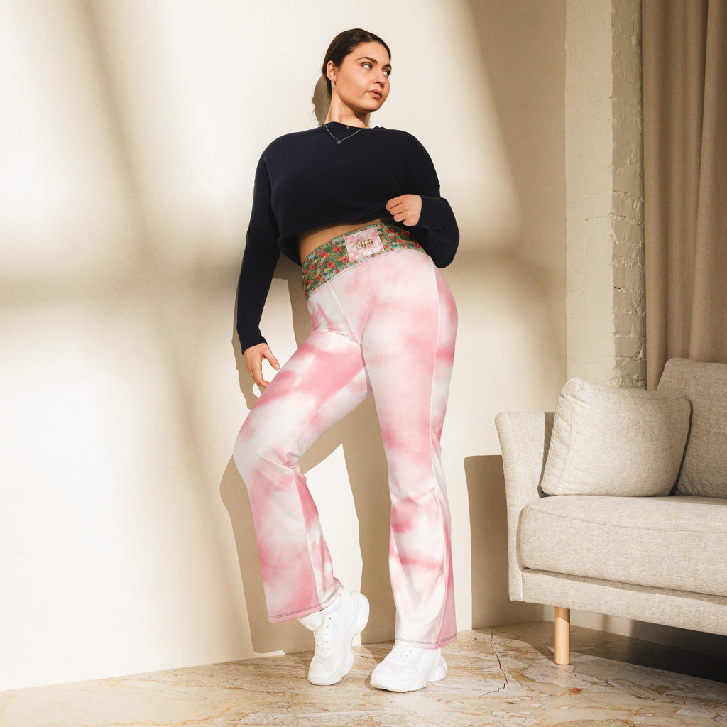MDB Co. TIE - DYE SUMMER Flare leggings - The Million Dollar Bill Co.