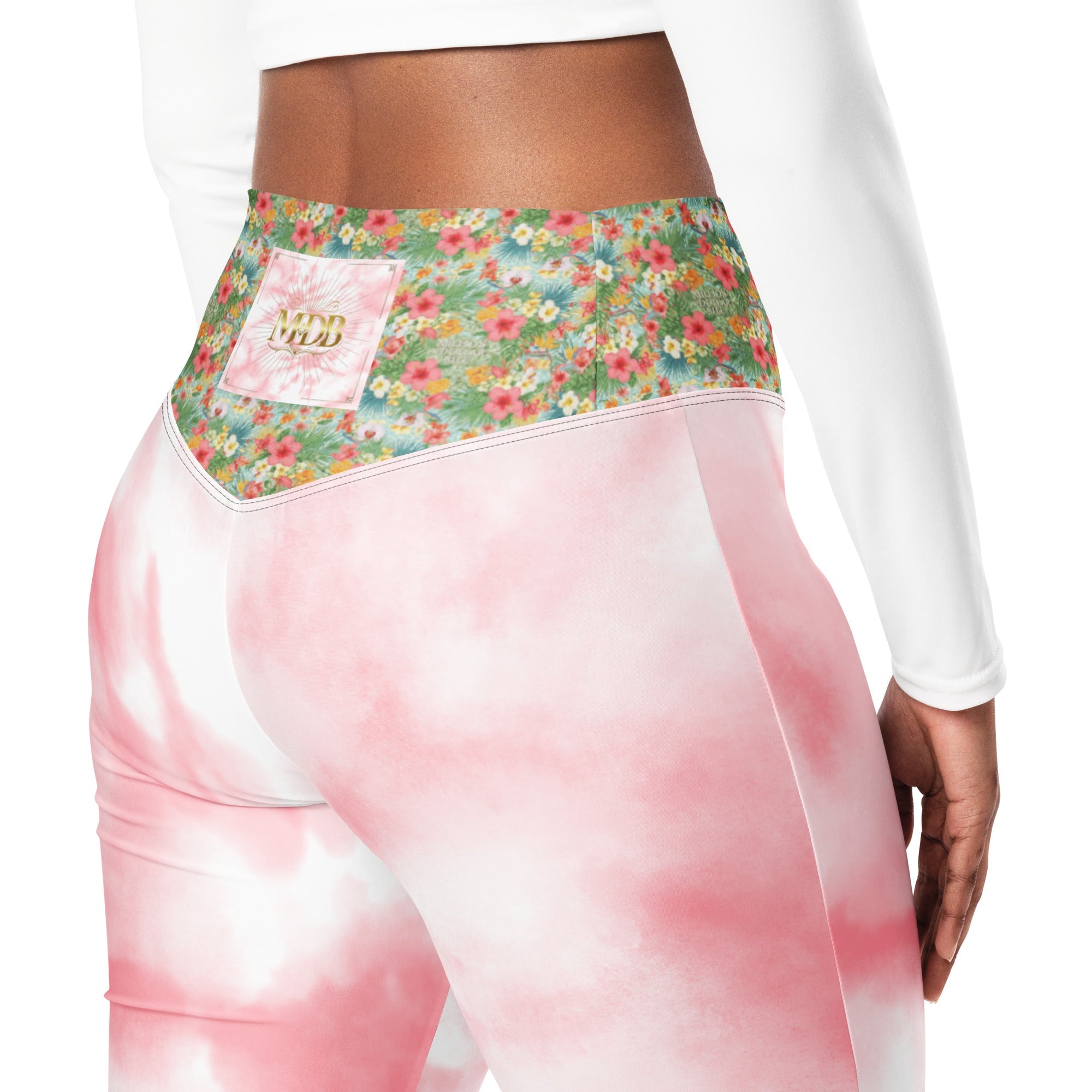 MDB Co. TIE - DYE SUMMER Flare leggings - The Million Dollar Bill Co.