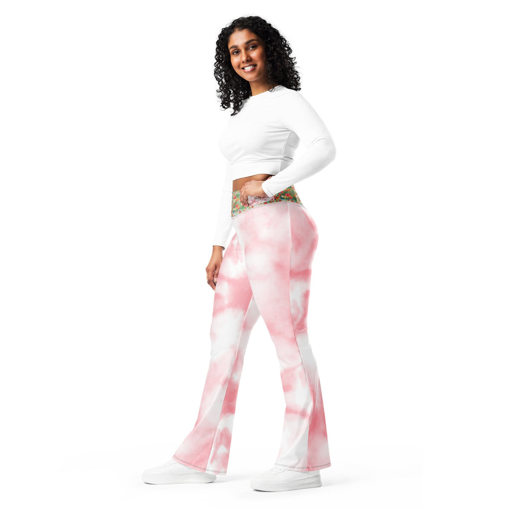 MDB Co. TIE - DYE SUMMER Flare leggings - The Million Dollar Bill Co.
