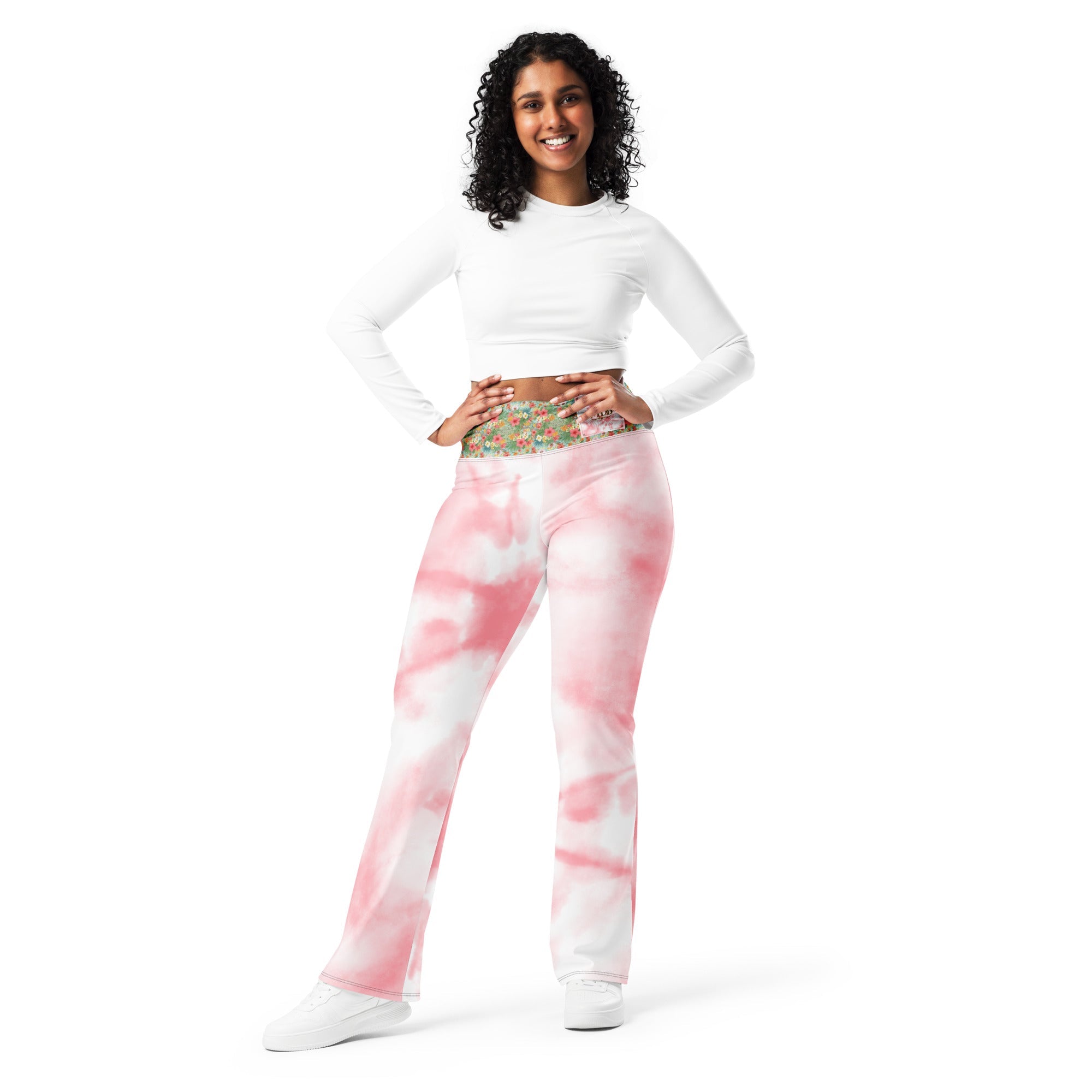 MDB Co. TIE - DYE SUMMER Flare leggings - The Million Dollar Bill Co.