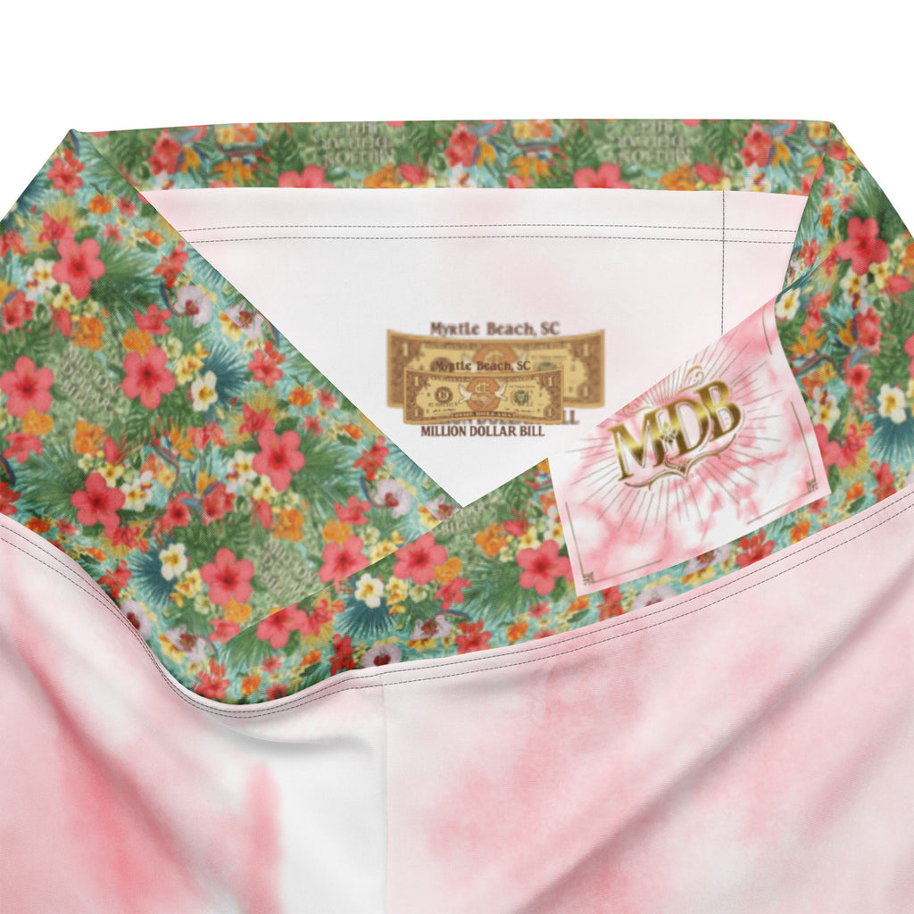 MDB Co. TIE - DYE SUMMER Flare leggings - The Million Dollar Bill Co.